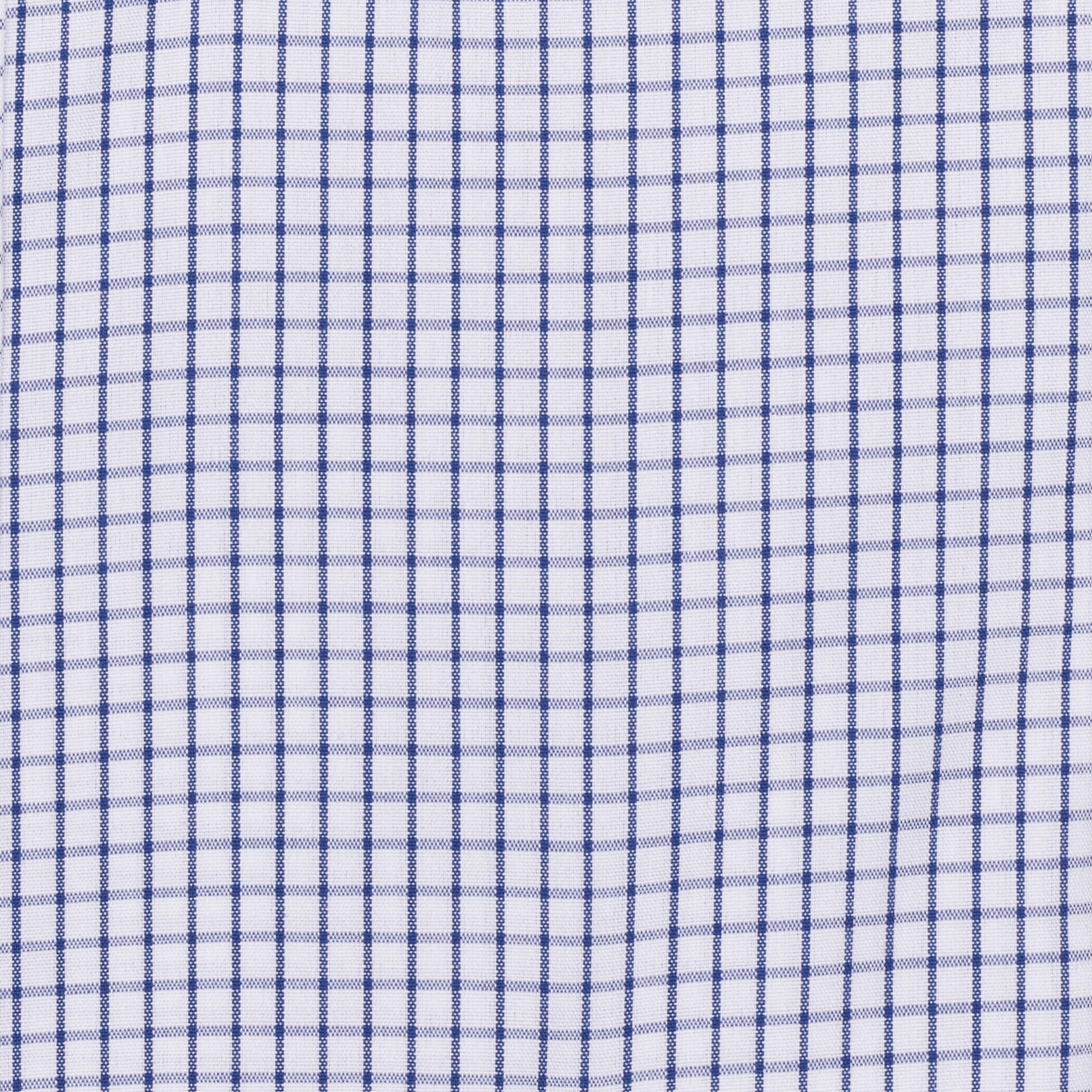 015 BD - Blue Classic Check Button Down Collar