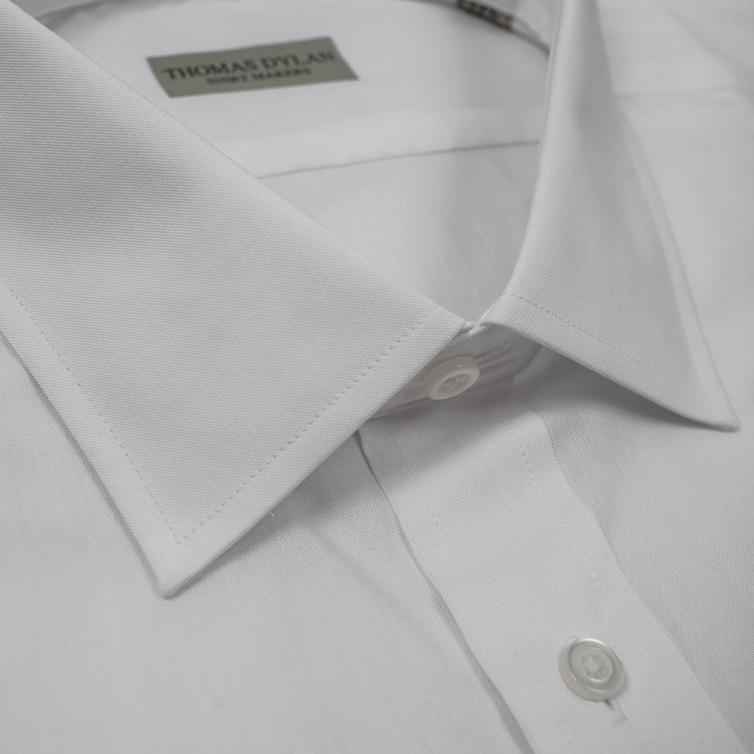 023 TUX TF SC - Thomas Dylan French Cuff White Tuxedo Tailored Fit Spread Collar