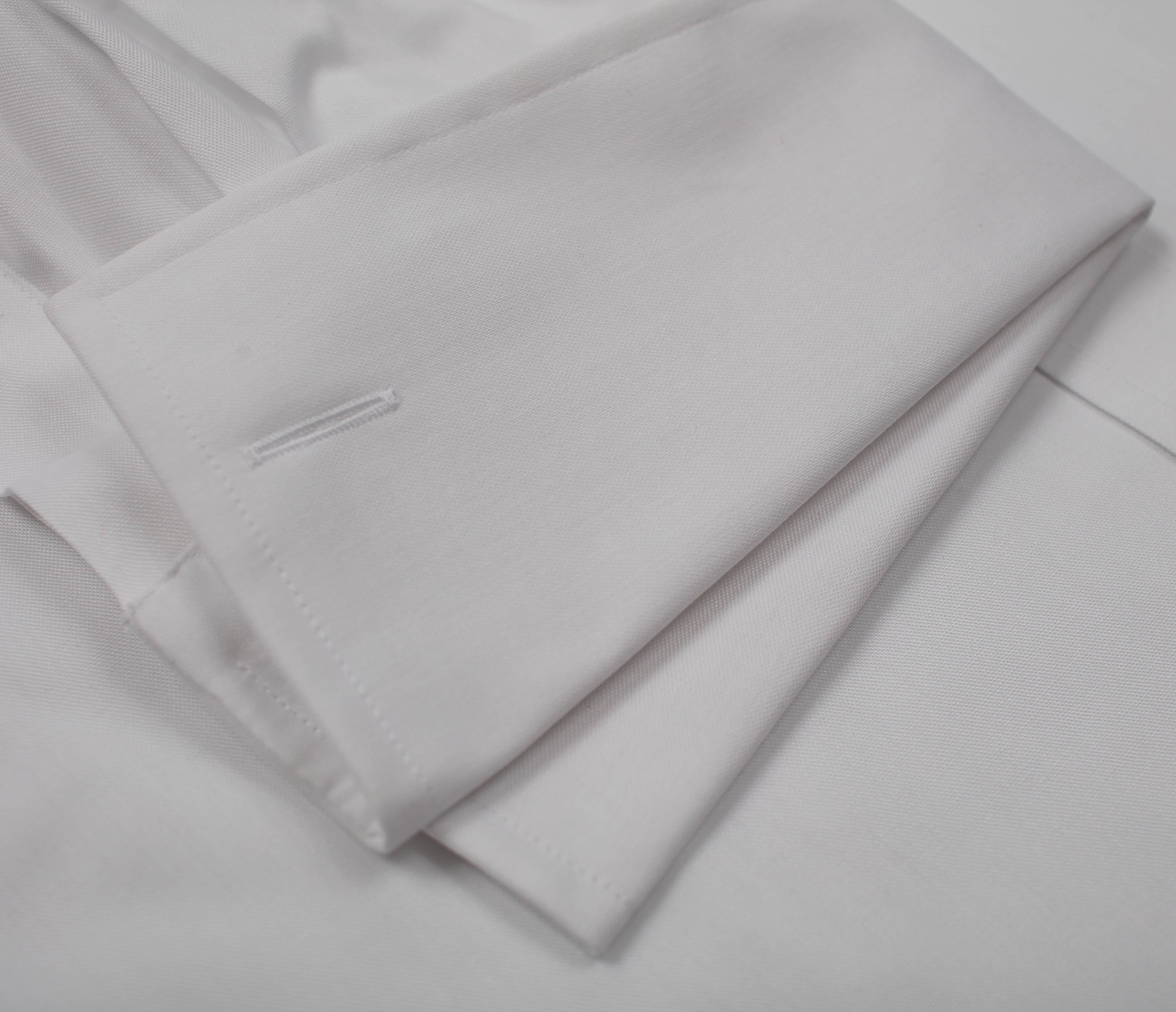 023 TUX TF SC - Thomas Dylan French Cuff White Tuxedo Tailored Fit Spread Collar