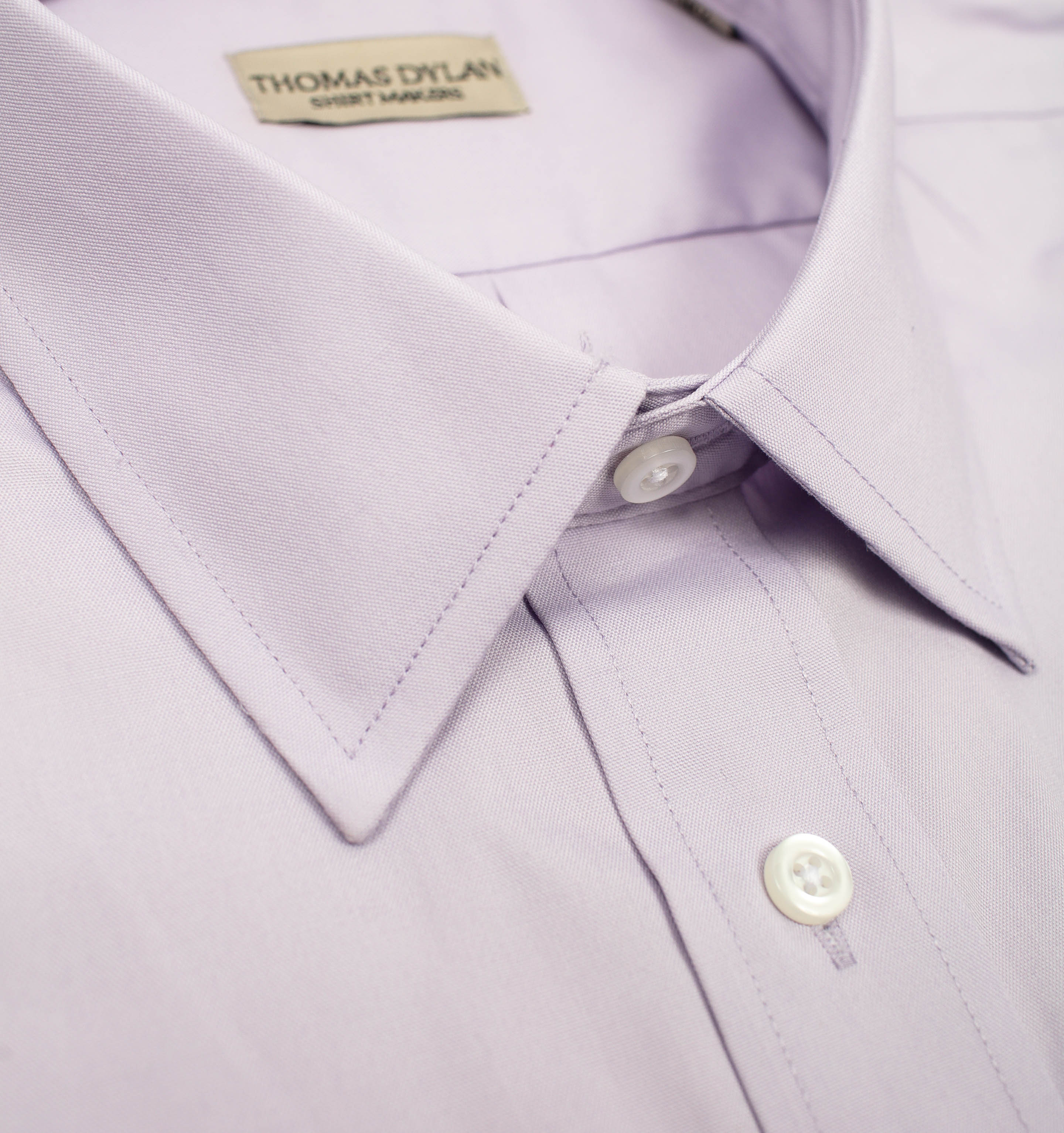 119 SC - Thomas Dylan Lavender Spread Collar