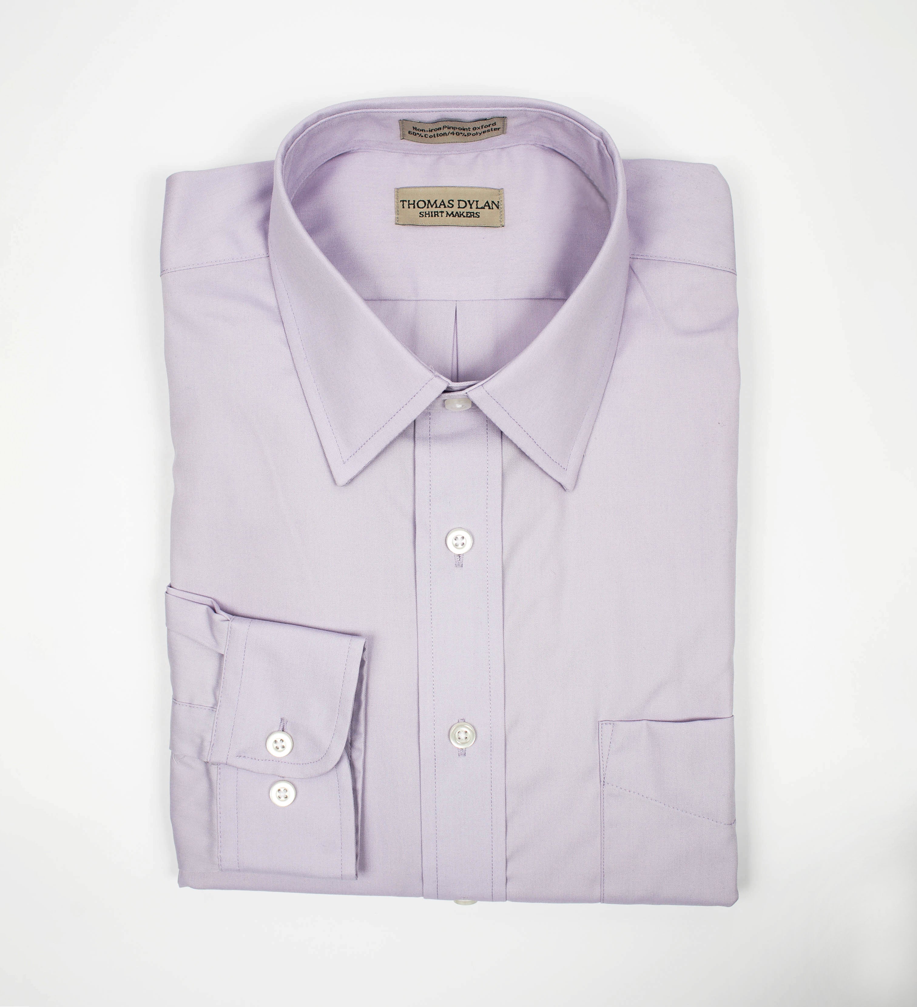 119 SC - Thomas Dylan Lavender Spread Collar