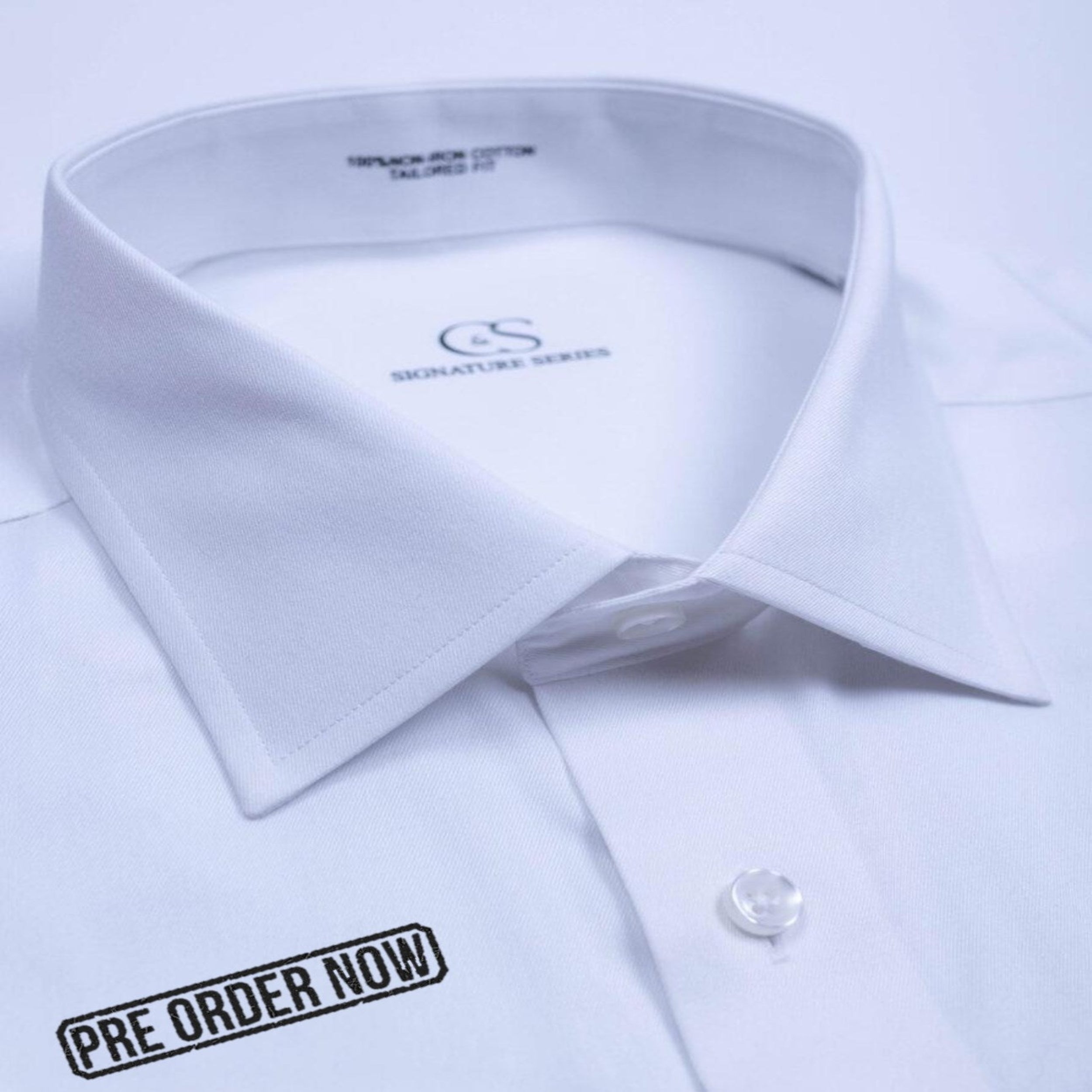5001 CF SC - CF White Spread Collar Signature Series( Arriving Spring 26)
