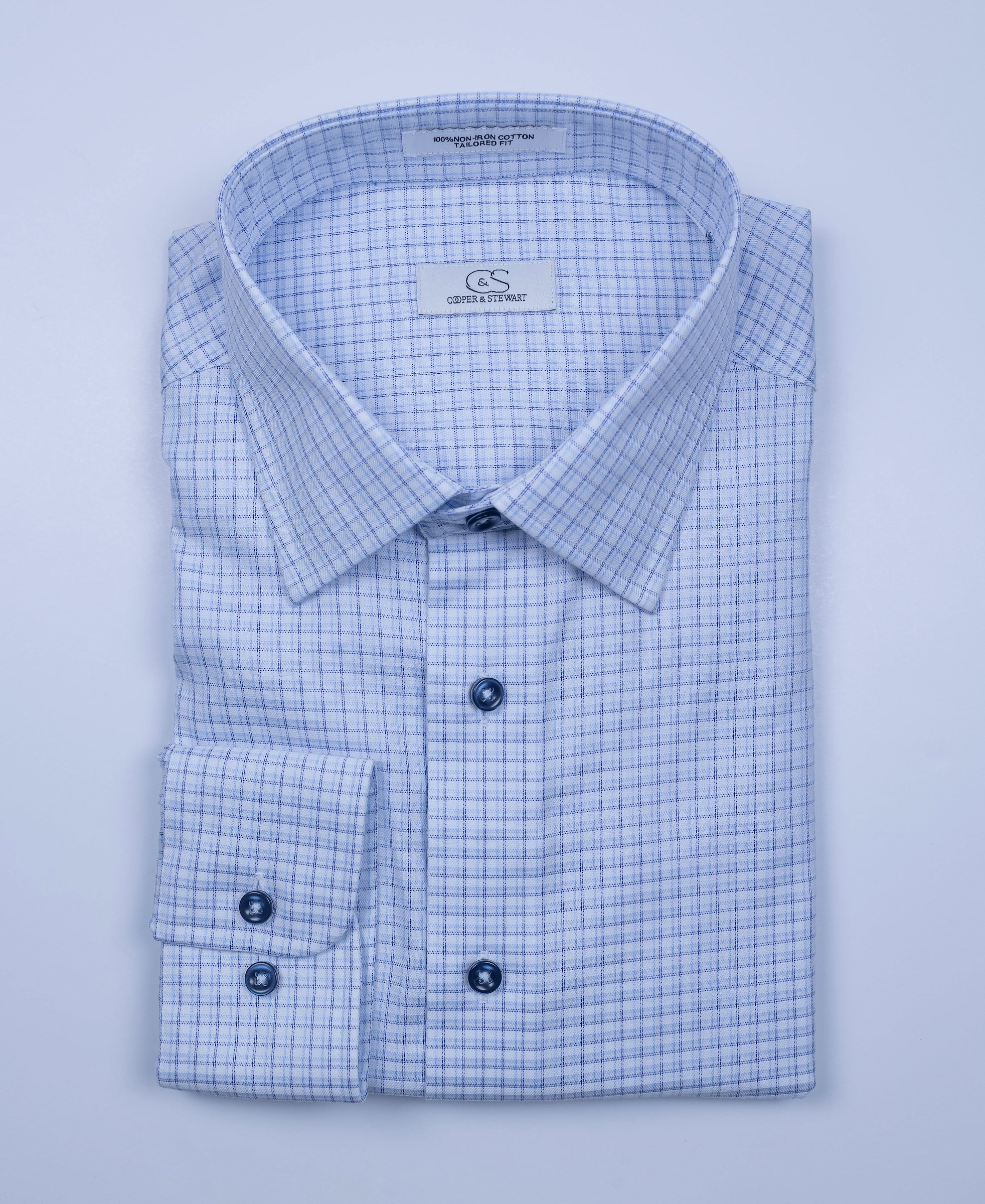 162 TF SC - FF Blue Multi Check SC TF (Arriving Fall 25)