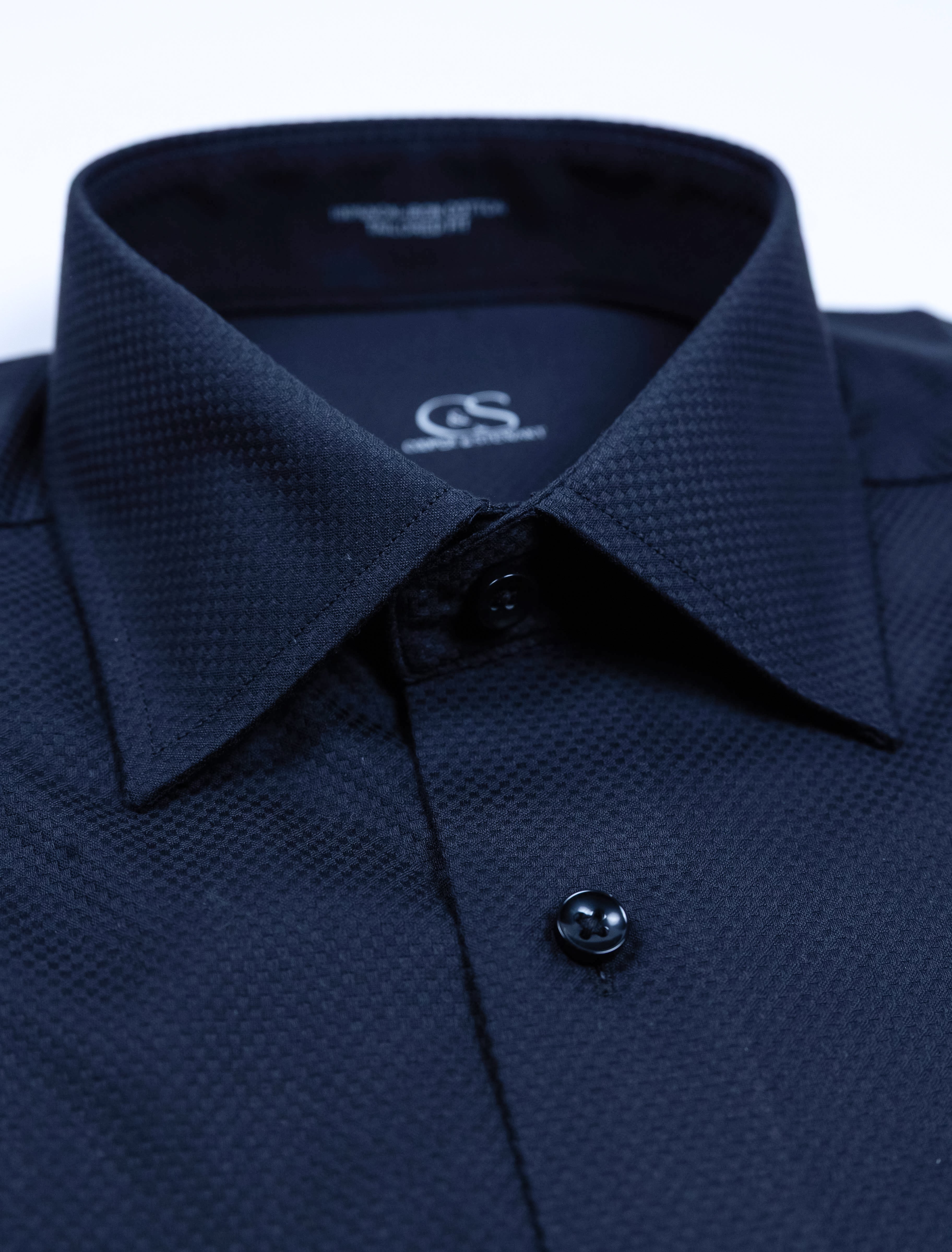 207 CF SC - Dobby Neat Solid Black Spread