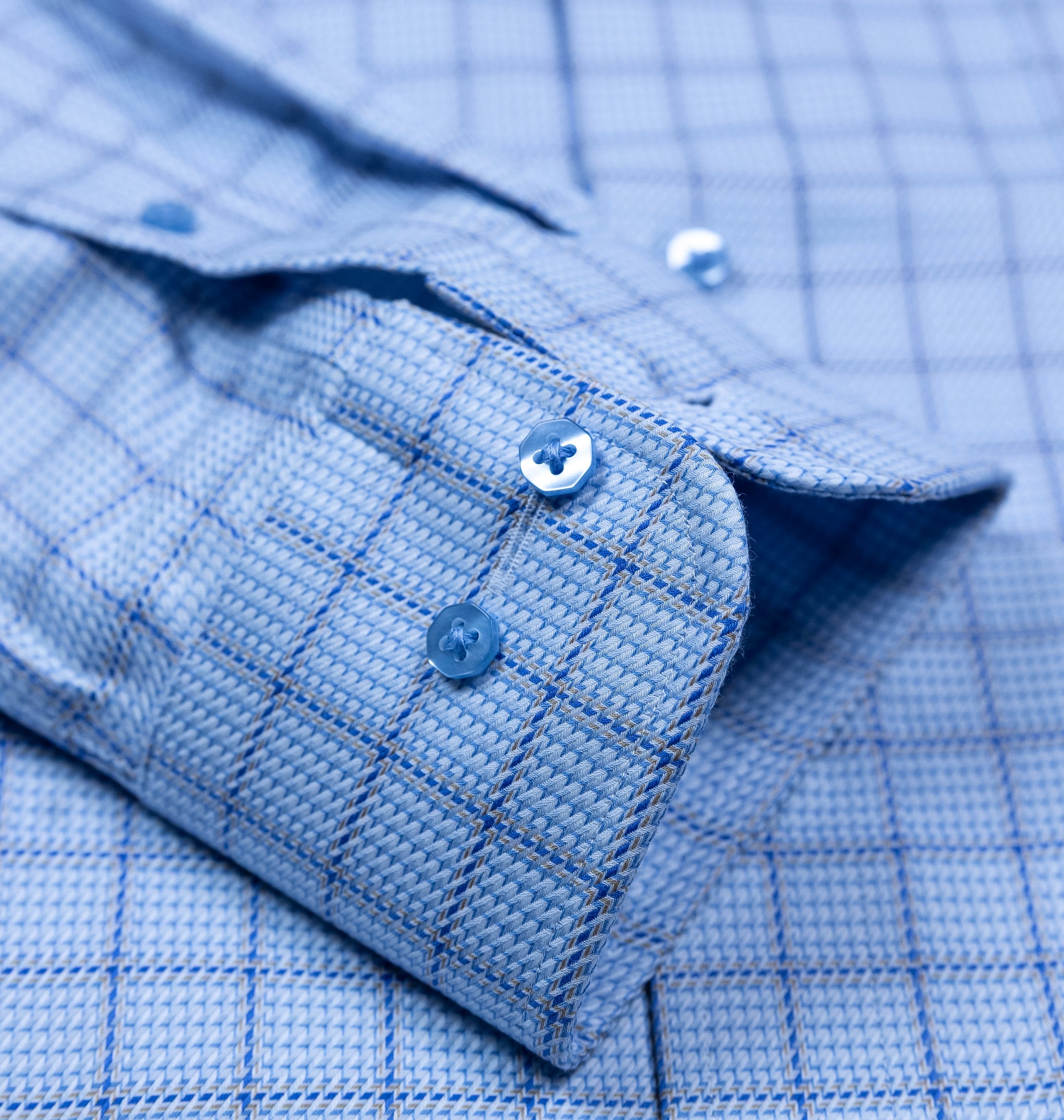 169 CF SC Soft Blue Houndstooth Track Window pane (Fall 2026)