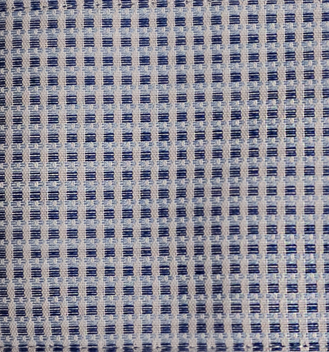 152-C&S Blue & White Geo Dot SC TF