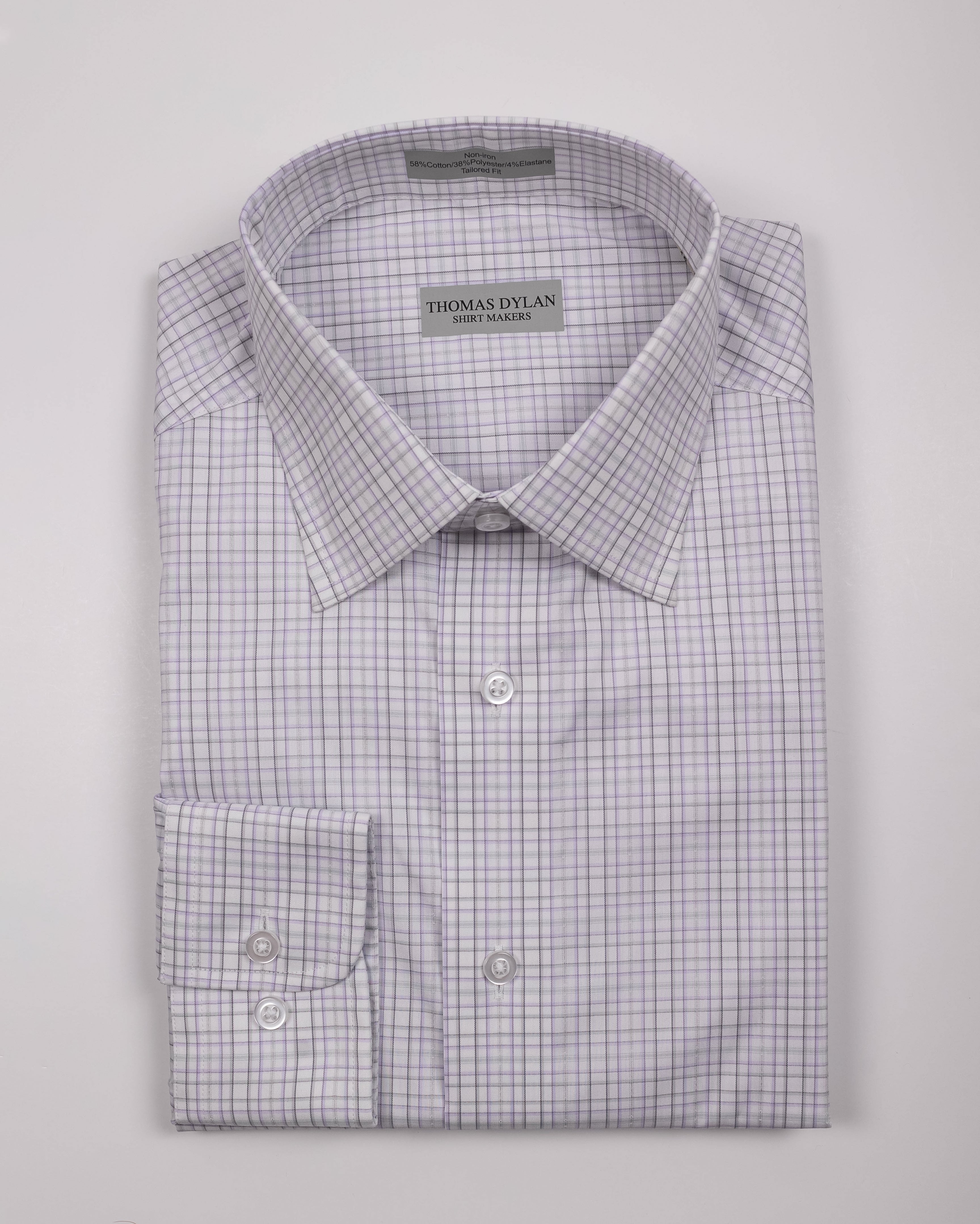 805-TD Lavender/Green Classic Windowpane SC
