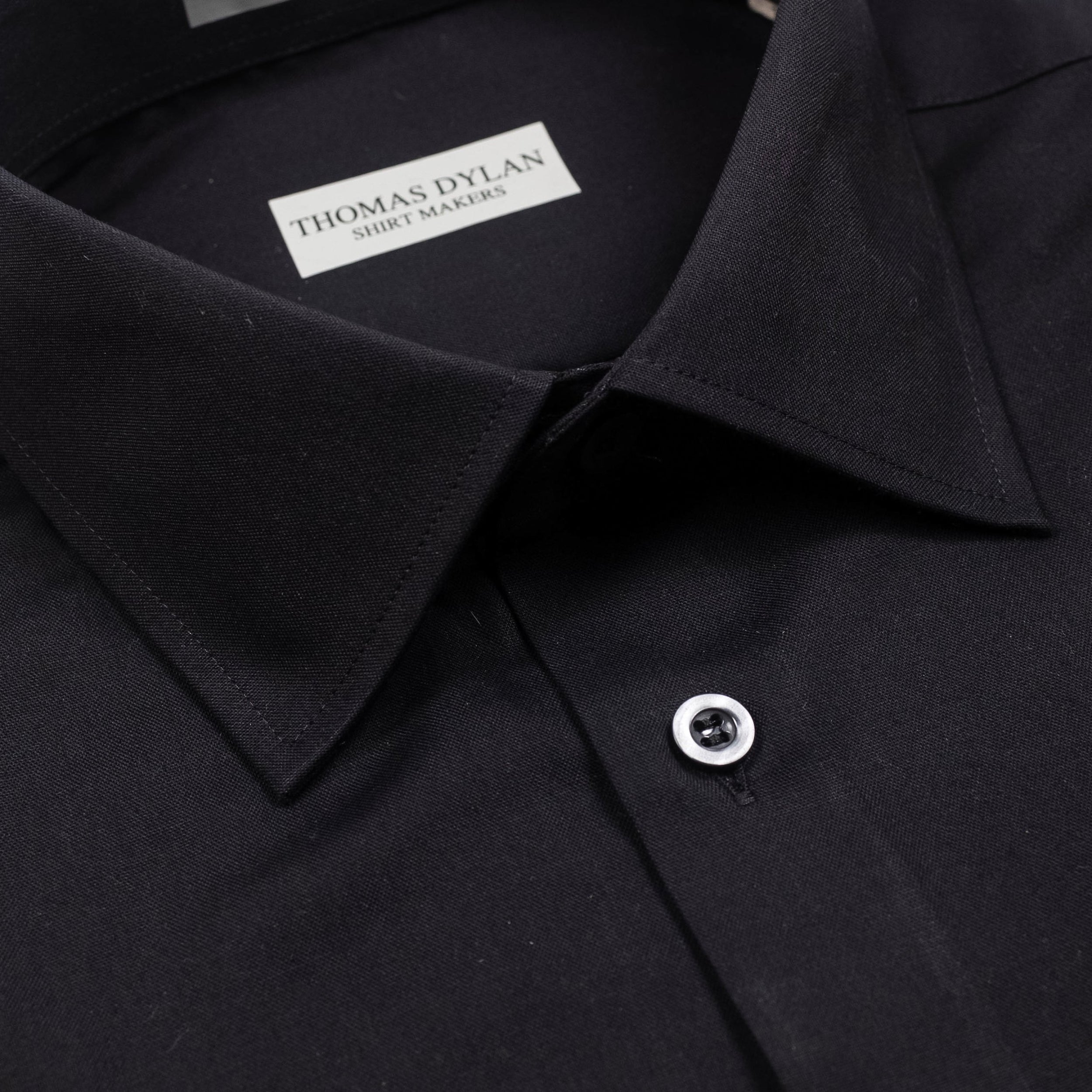 226-TD Solid Black SC Slim Fit