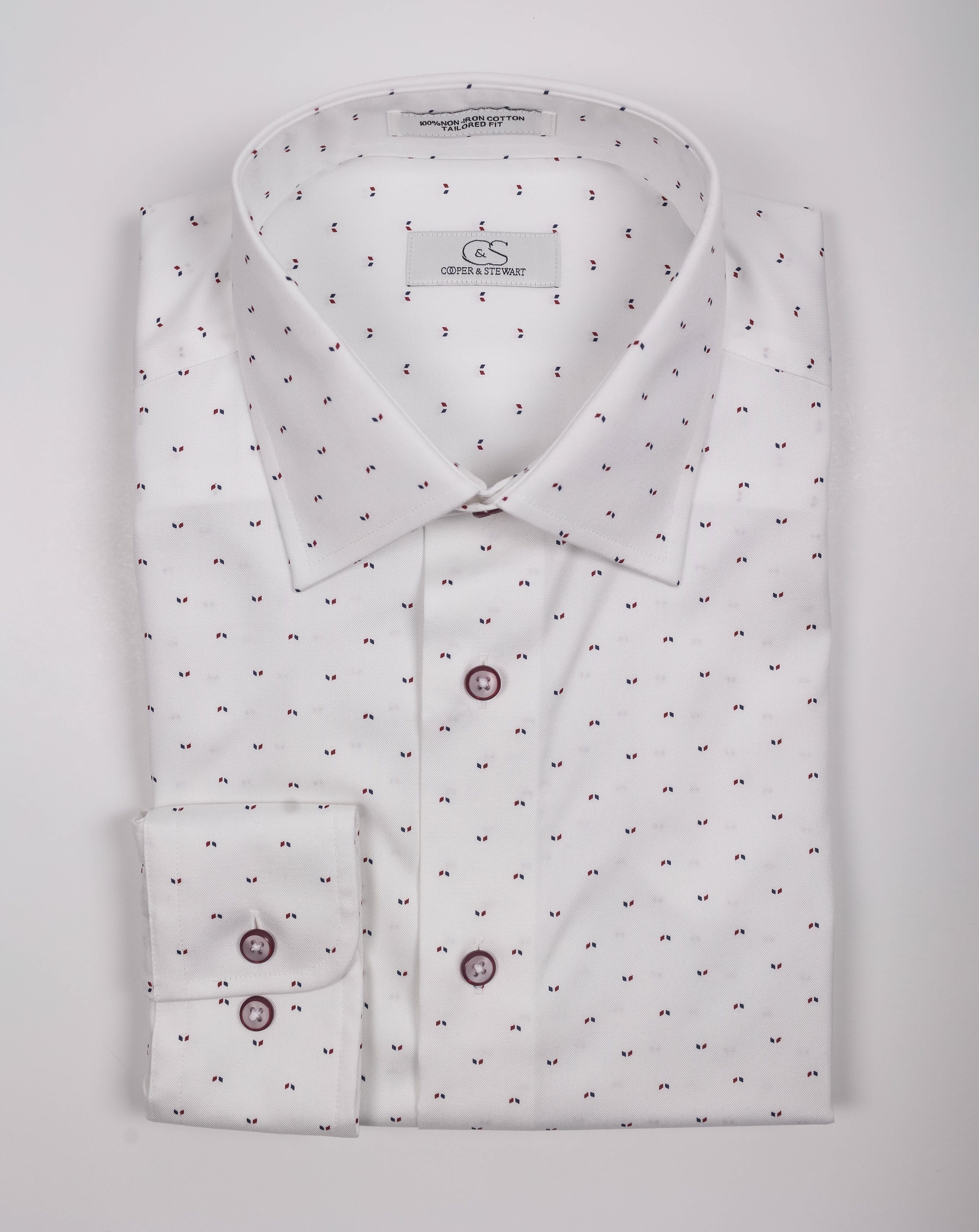 156-C&S TF Red/Grey Classic Bowtie SC