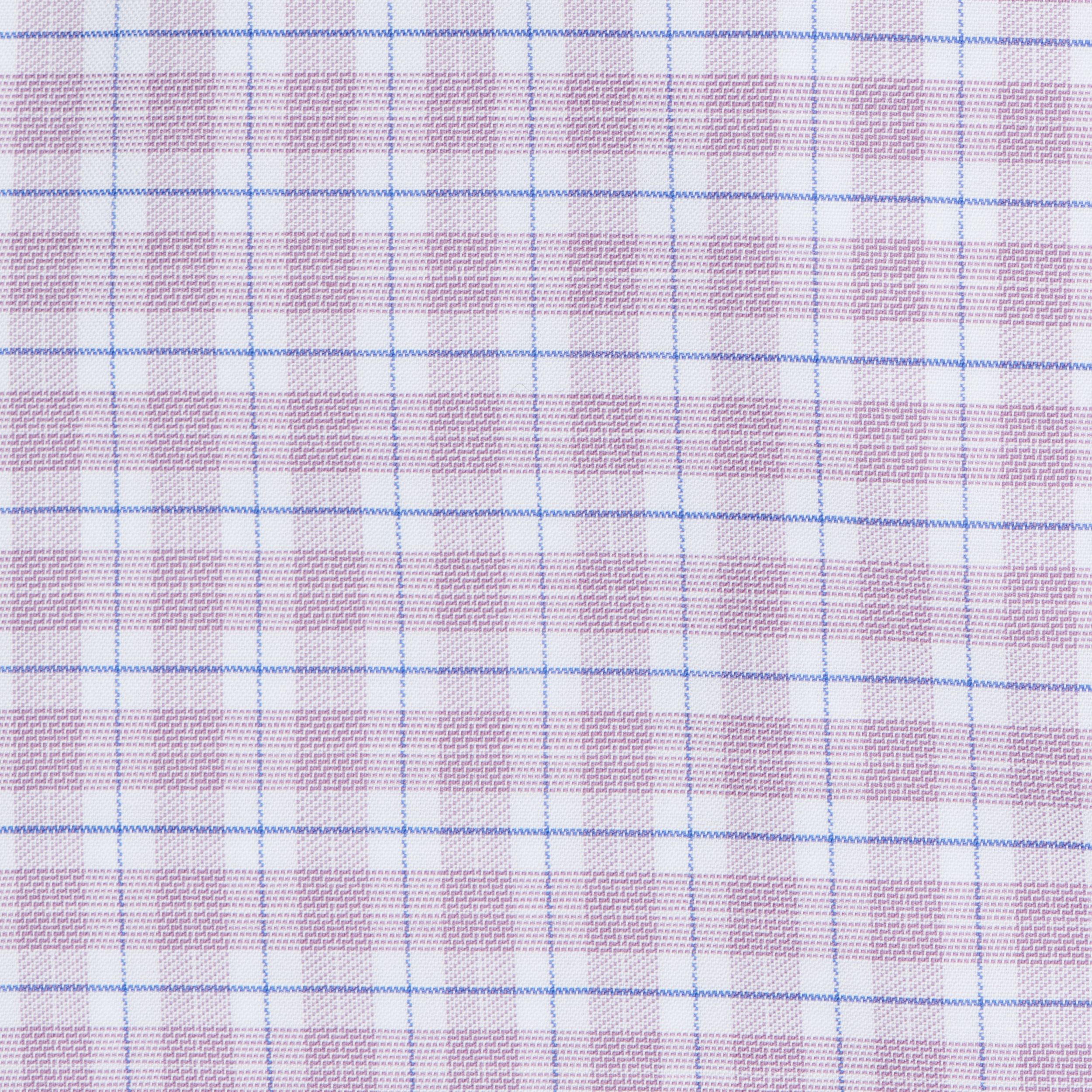 129 - Stretch Mauve & Blue Check BD Dress Shirt Best Dress Shirt