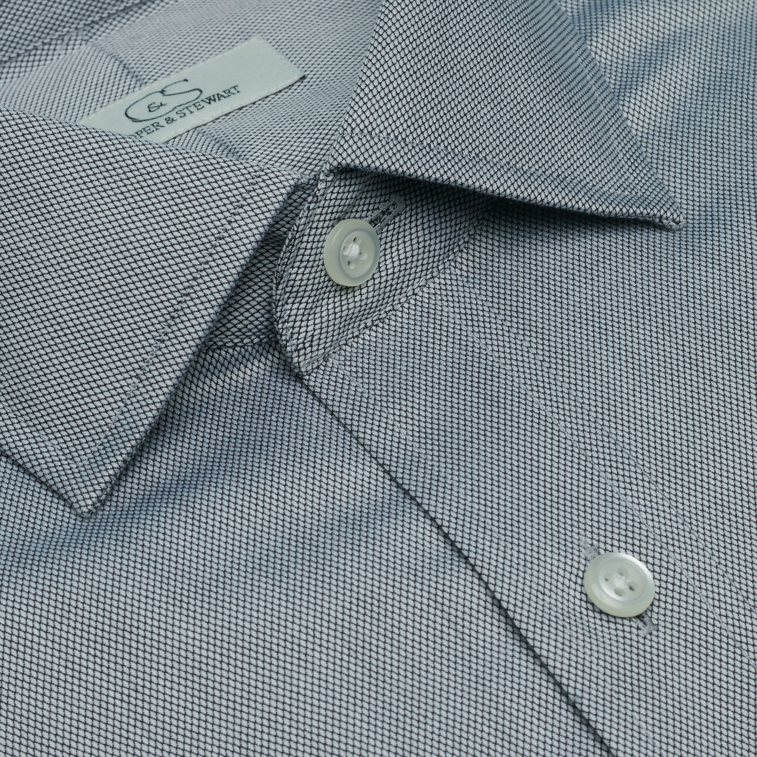 007 - Charcoal Royal Oxford SC Dress Shirt Best Dress Shirt