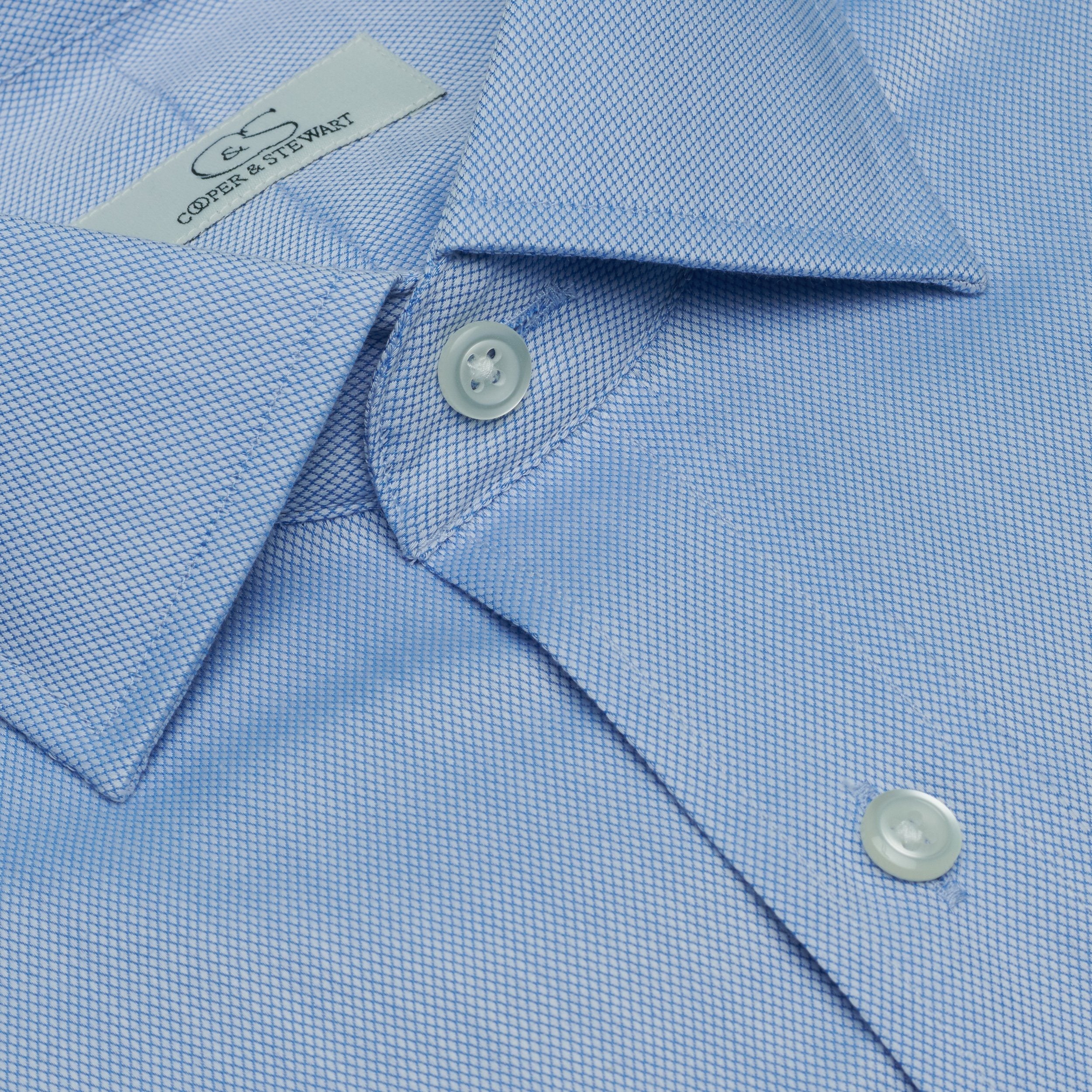 006 - Blue Royal Oxford TF Dress Shirt Best Dress Shirt