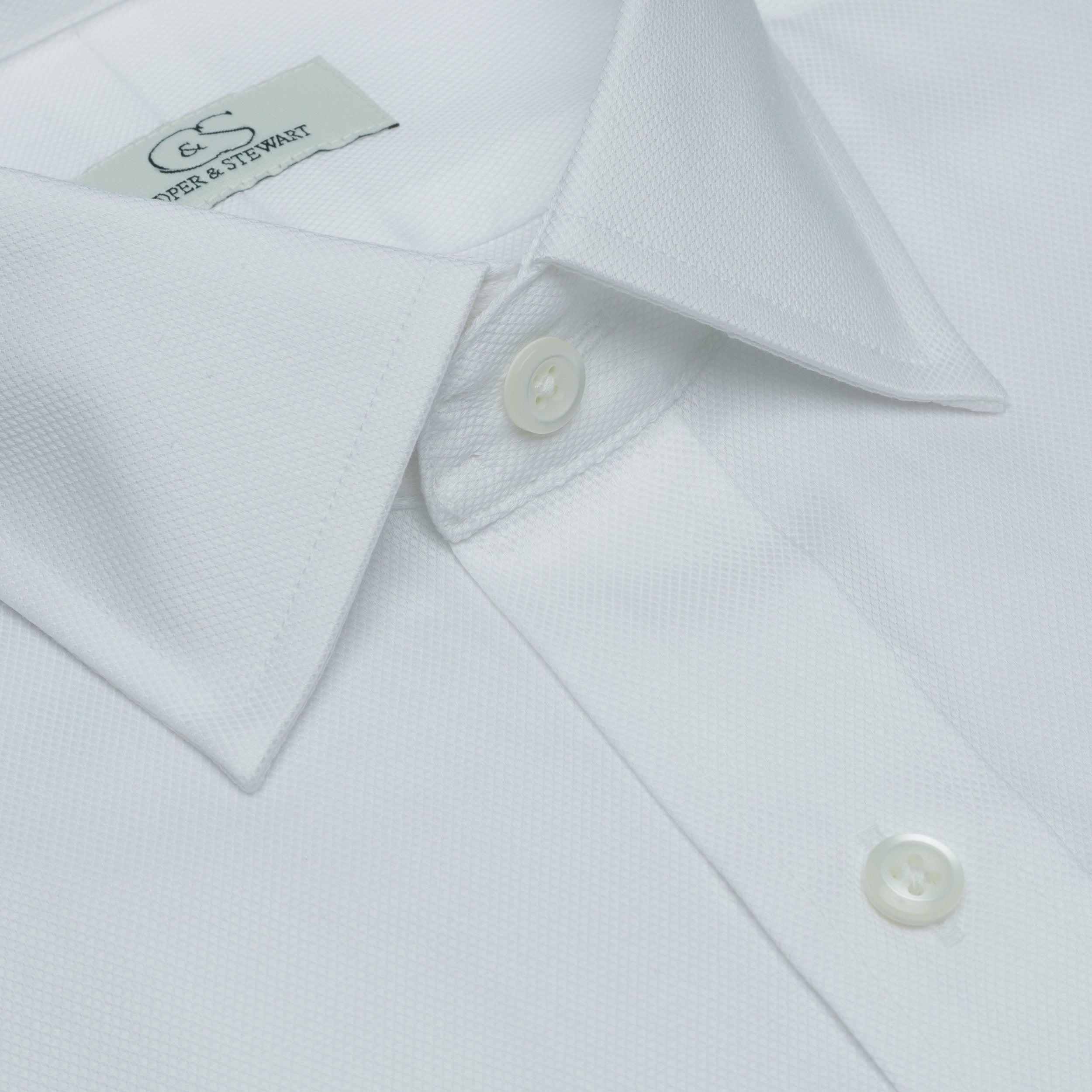 005 - White Royal Oxford SC Dress Shirt Best Dress Shirt