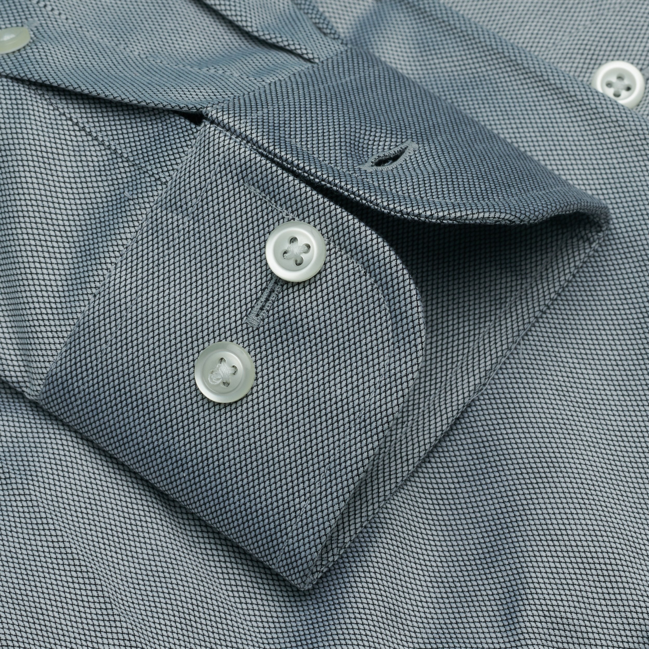 007 - Charcoal Royal Oxford TF Dress Shirt Best Dress Shirt