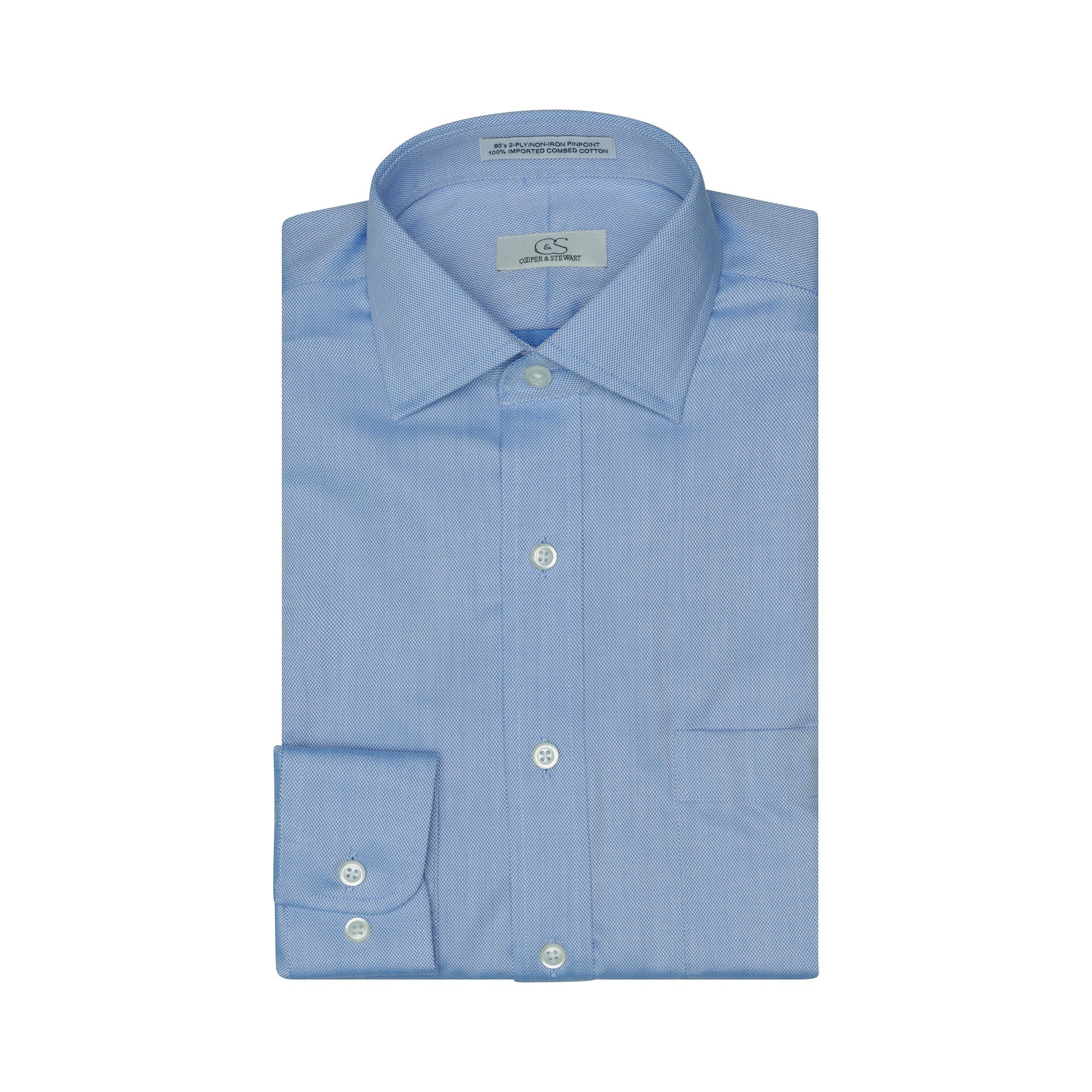 006 - Blue Royal Oxford TF Dress Shirt Best Dress Shirt