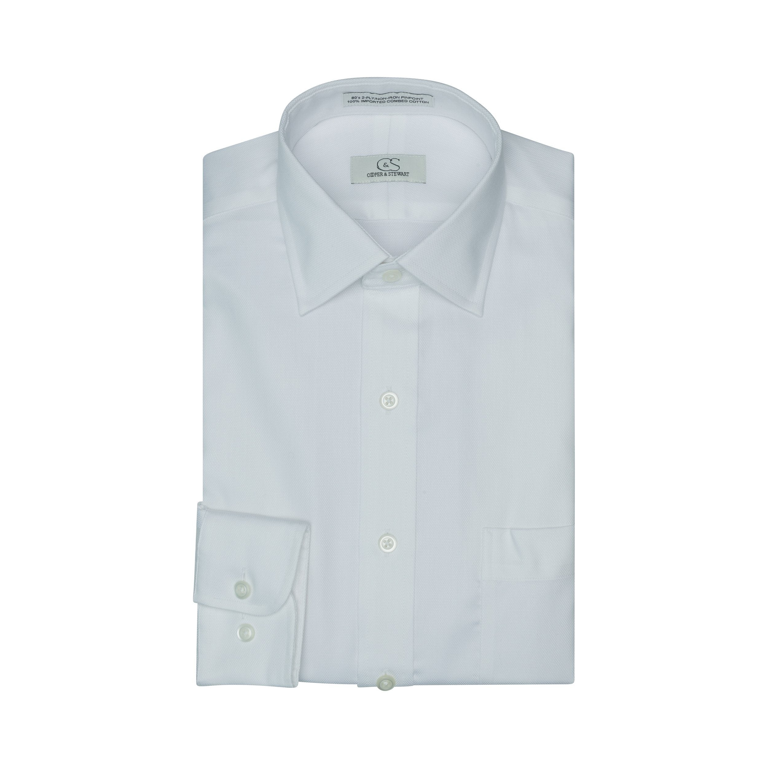 005 - White Royal Oxford SC Dress Shirt Best Dress Shirt