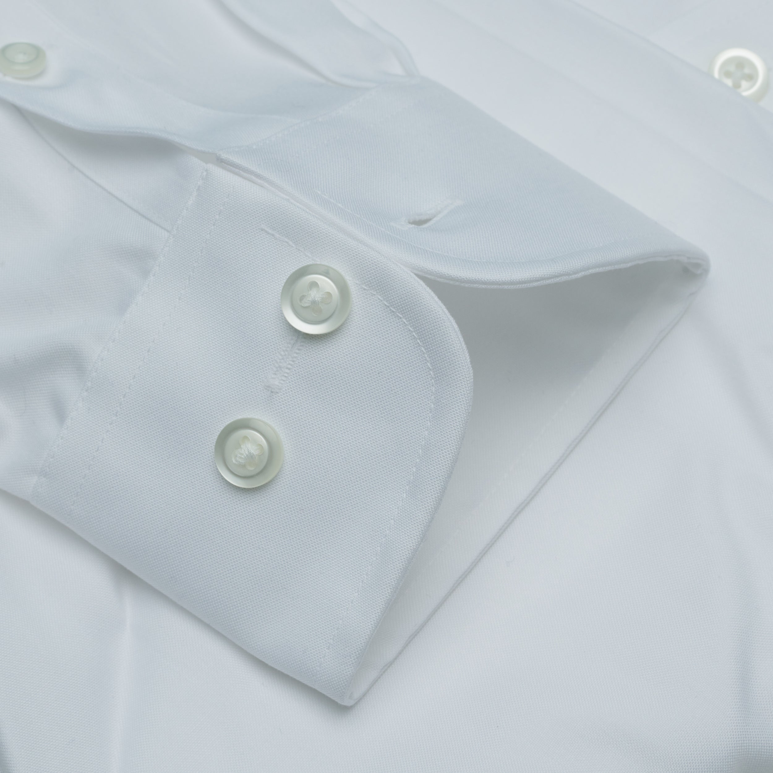 040 TF SC - Stretch White Tailored Fit Spread Collar (95/5)