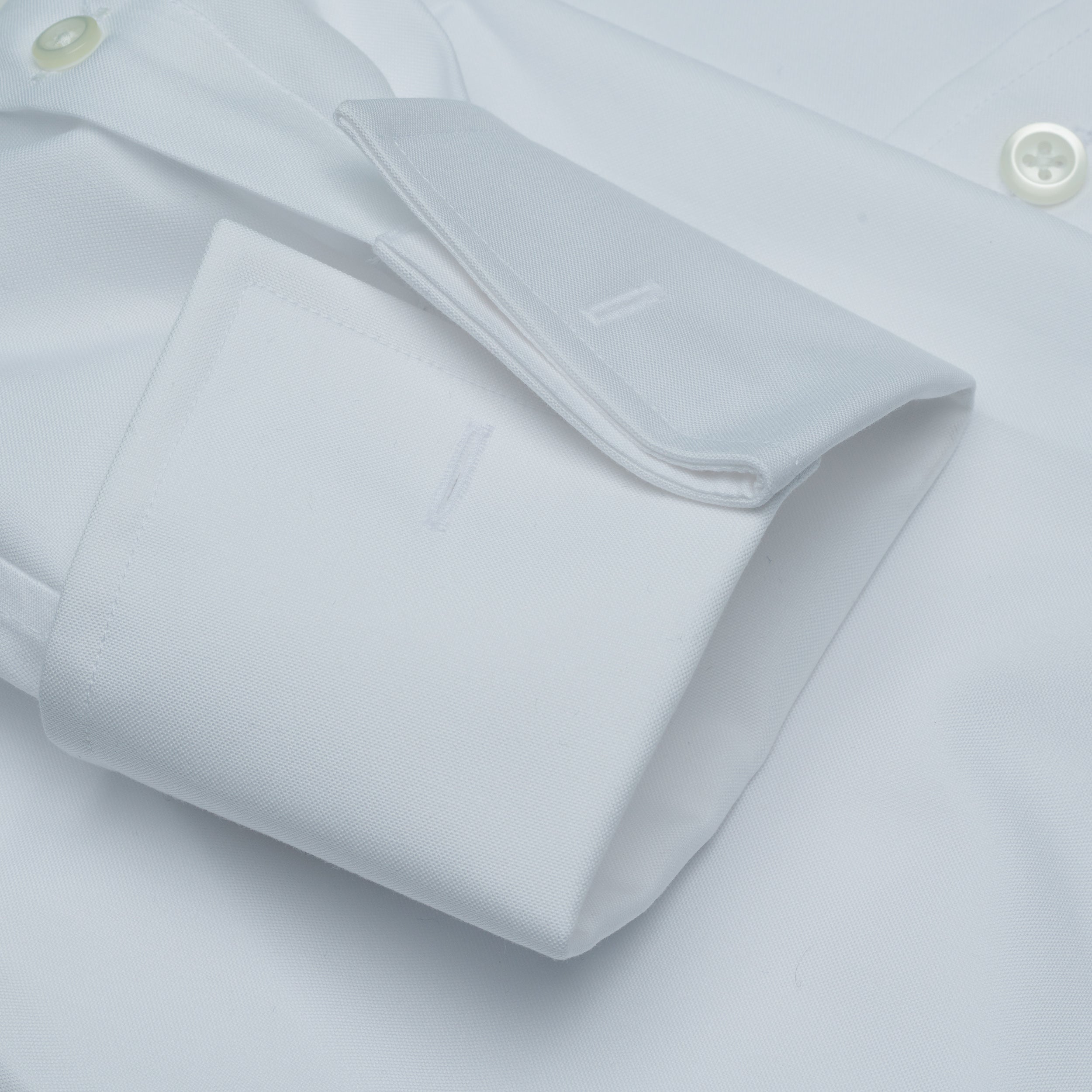 011 SC - White French Cuff Spread Collar