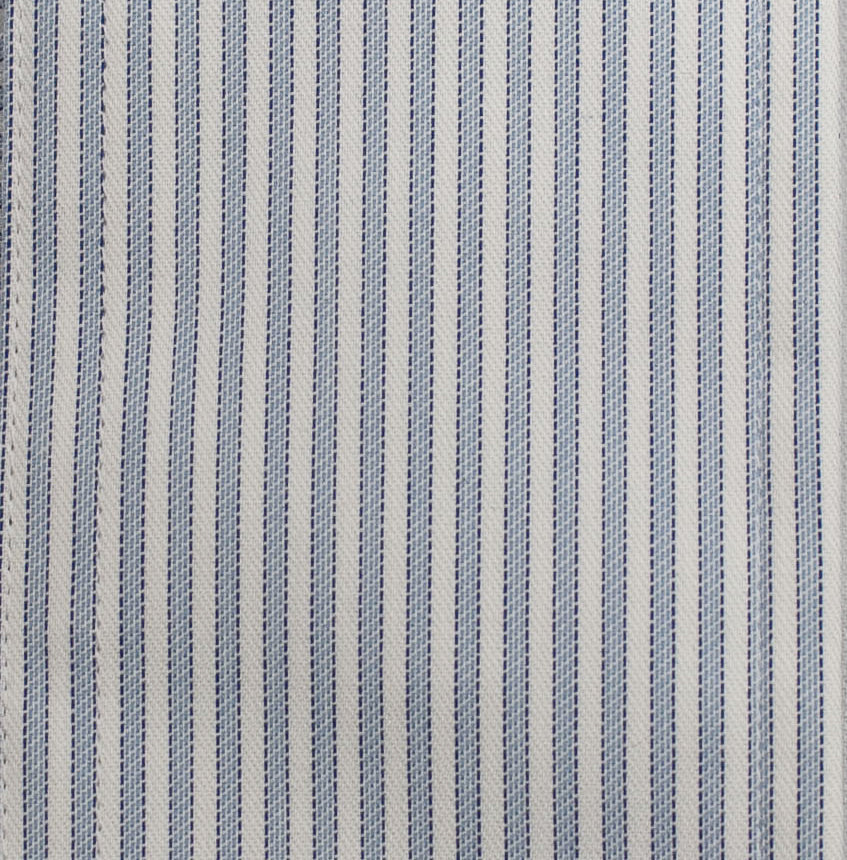 012 BD - Blue New Stripe Button Down Collar (95/5)