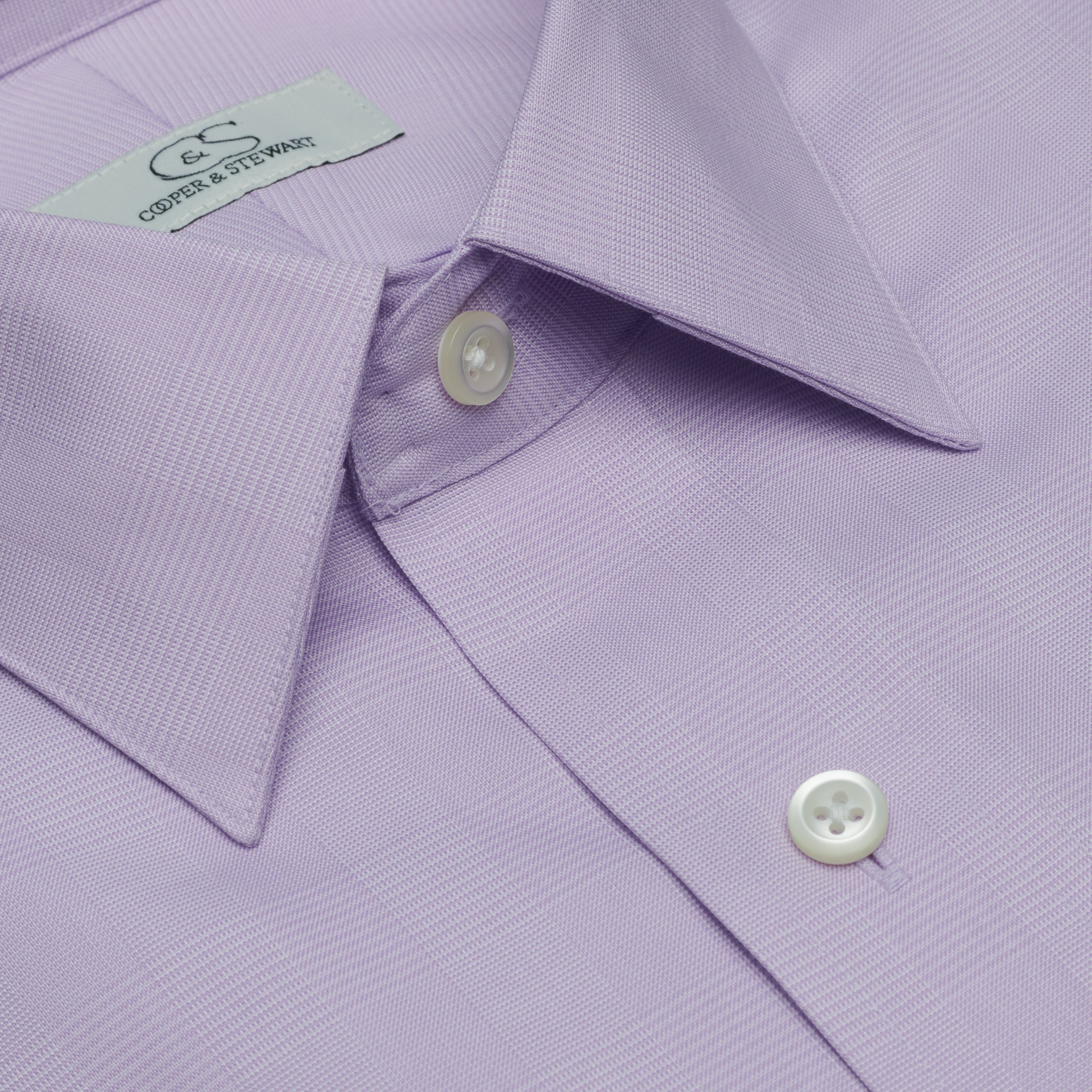 085 TF SC - Lavender Glen Plaid Tailored Fit Spread Collar
