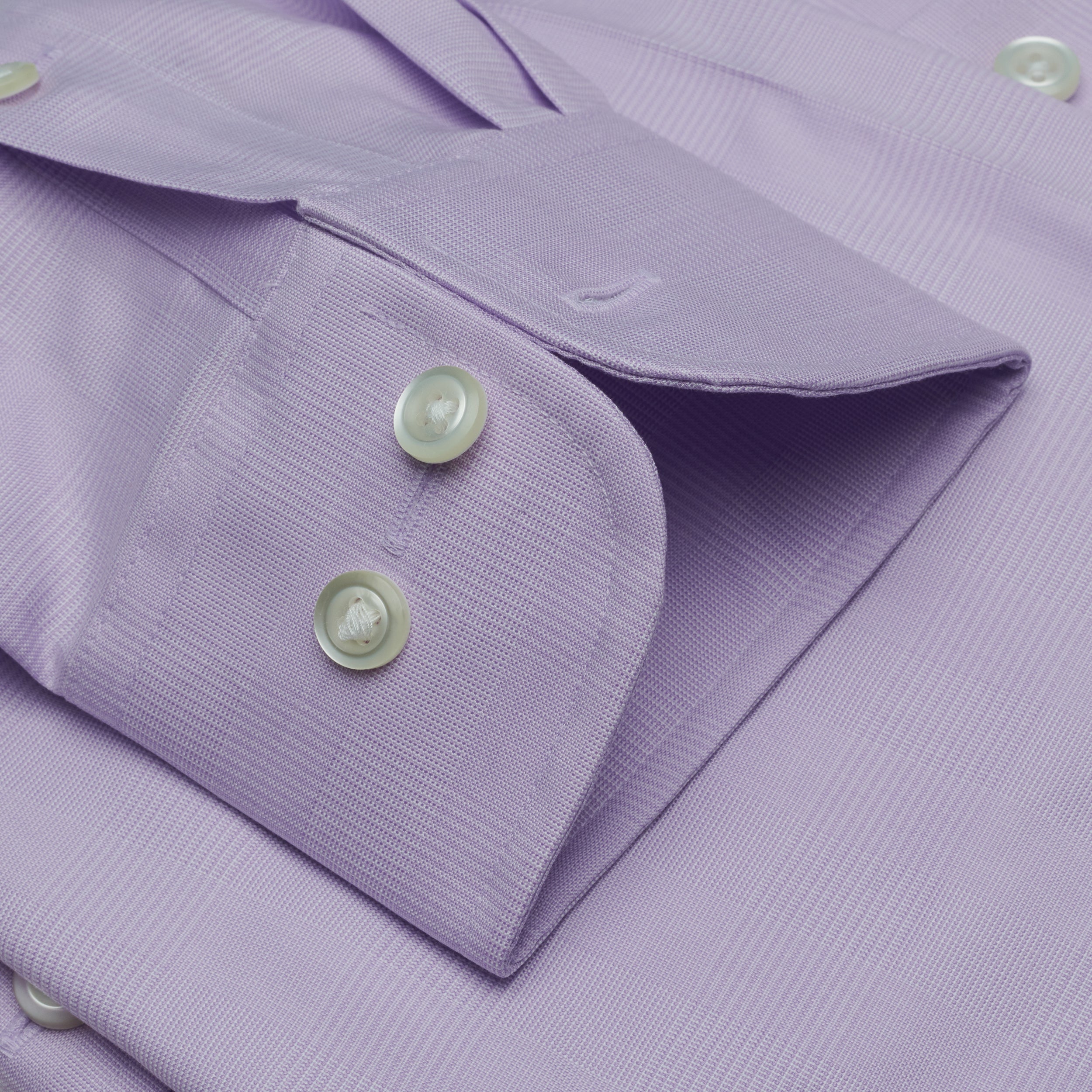 085 TF SC - Lavender Glen Plaid Tailored Fit Spread Collar