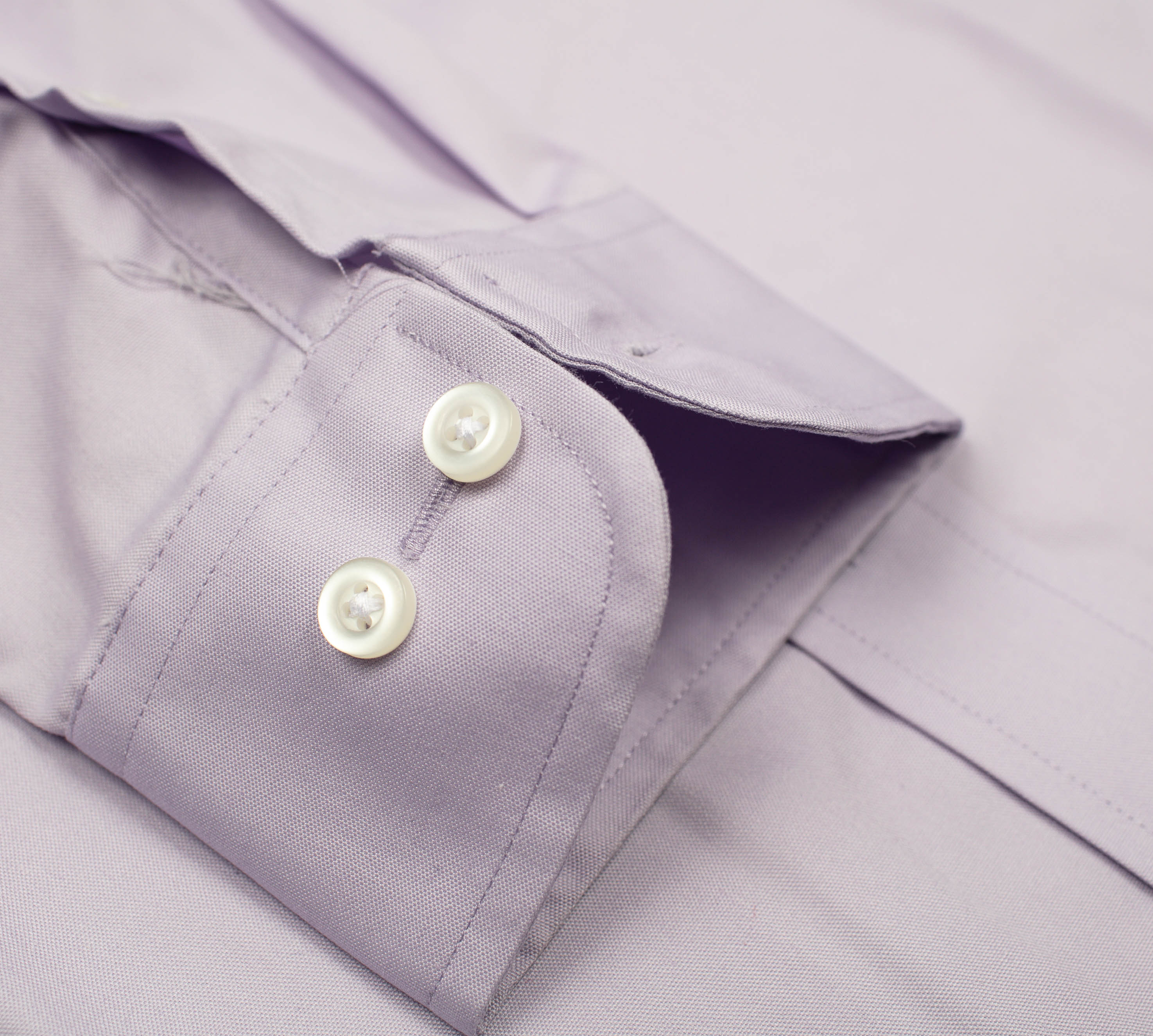 086 TF SC - Thomas Dylan Lavender Tailored Fit Spread Collar