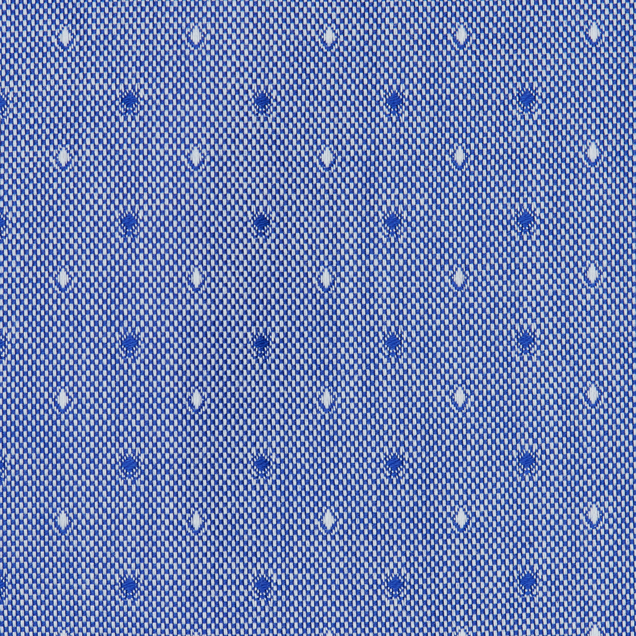 088 SC - Blue Dobby Clip Dot Spread Collar (95/5)
