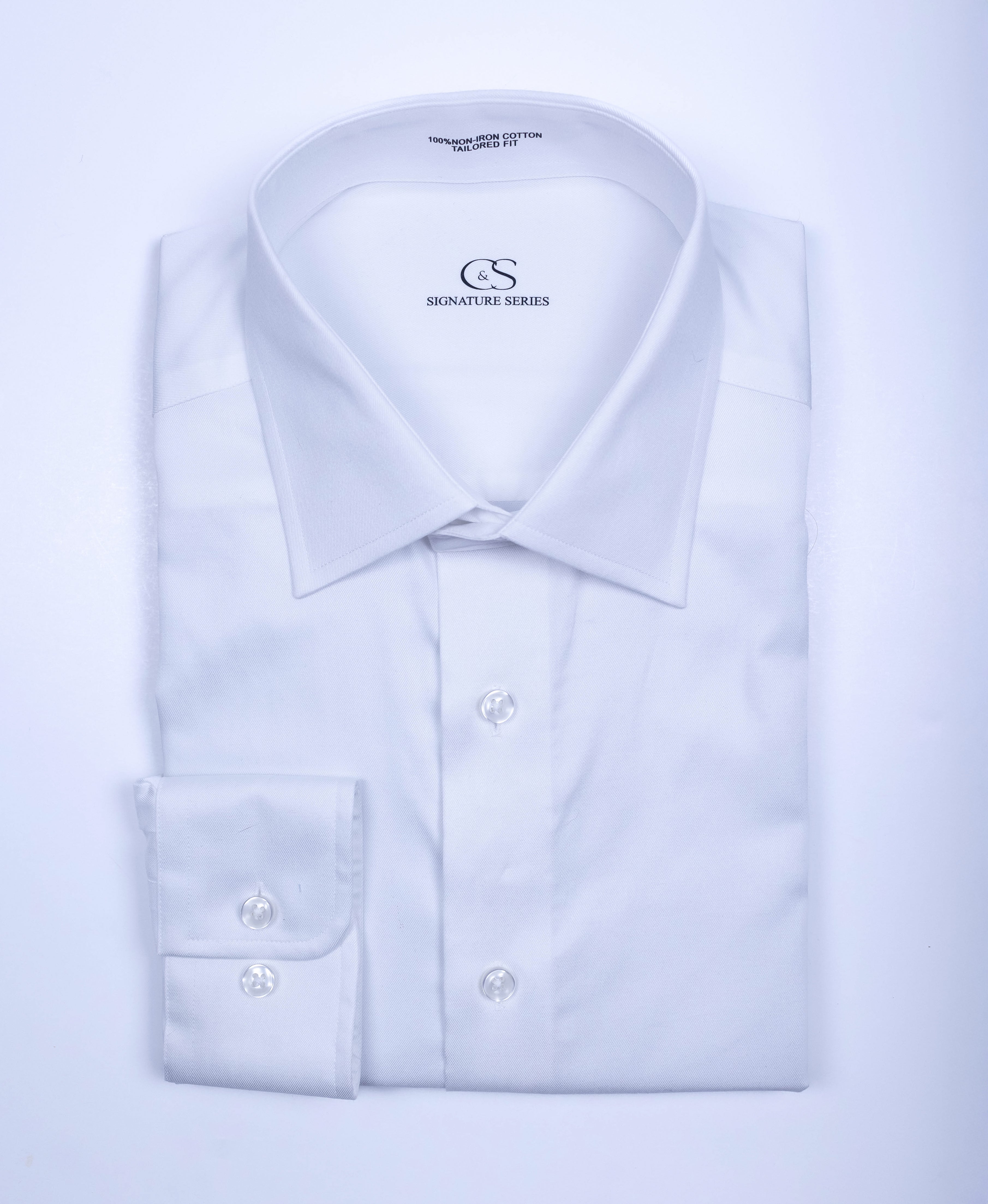 5001 TF SC - TF White Spread Collar Signature Series