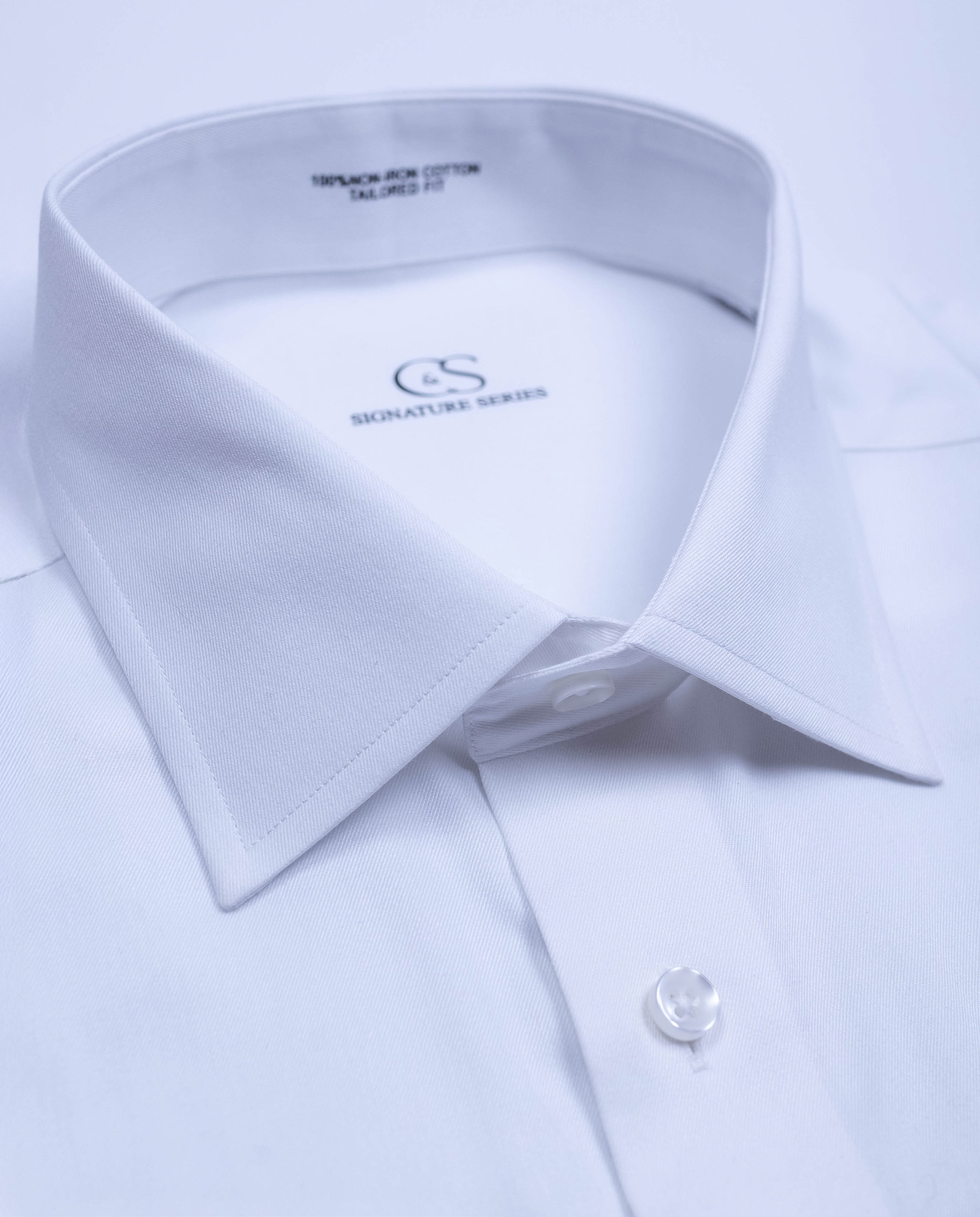 5001 TF SC - TF White Spread Collar Signature Series