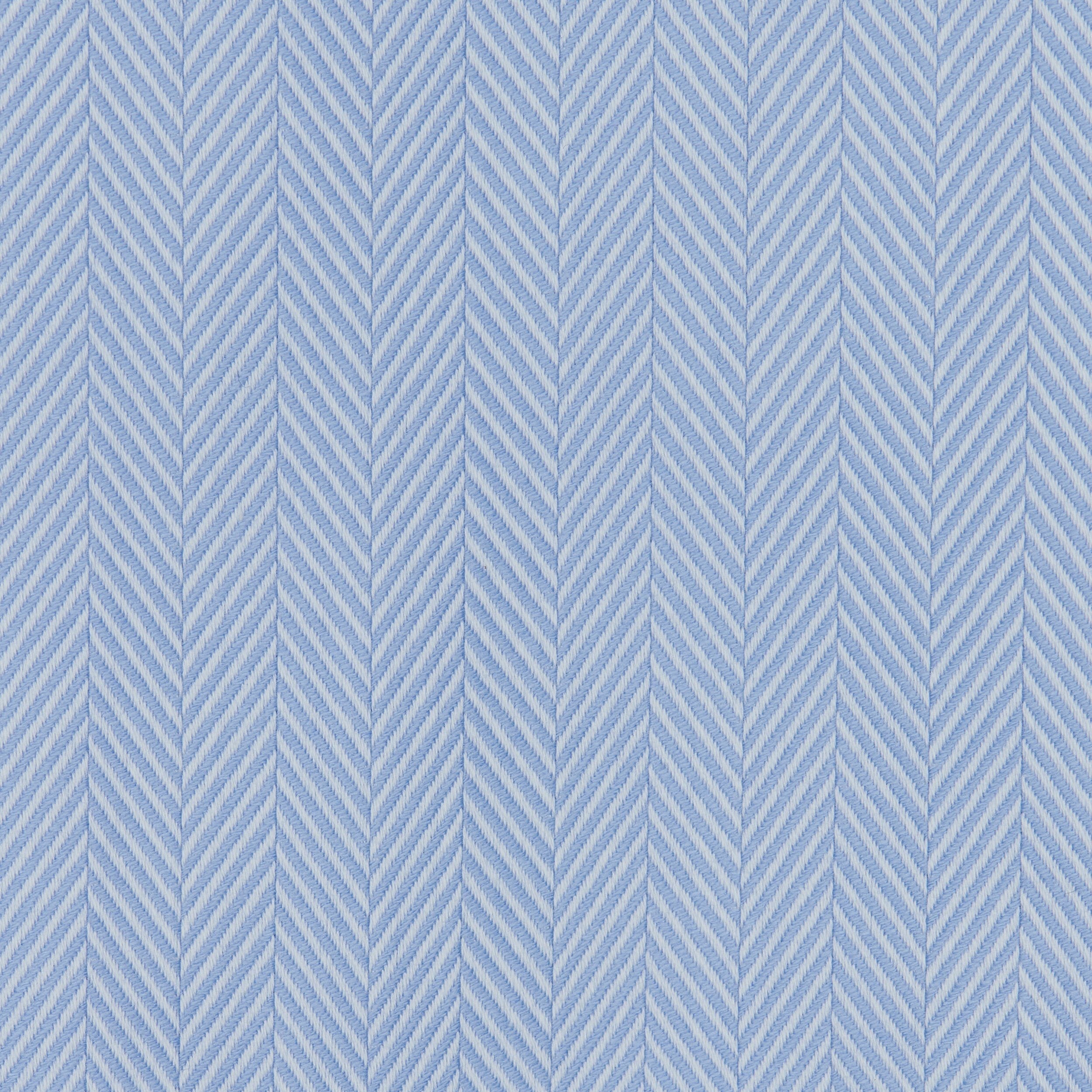 009 - Blue Herringbone SC TF Dress Shirt Cooper and Stewart 