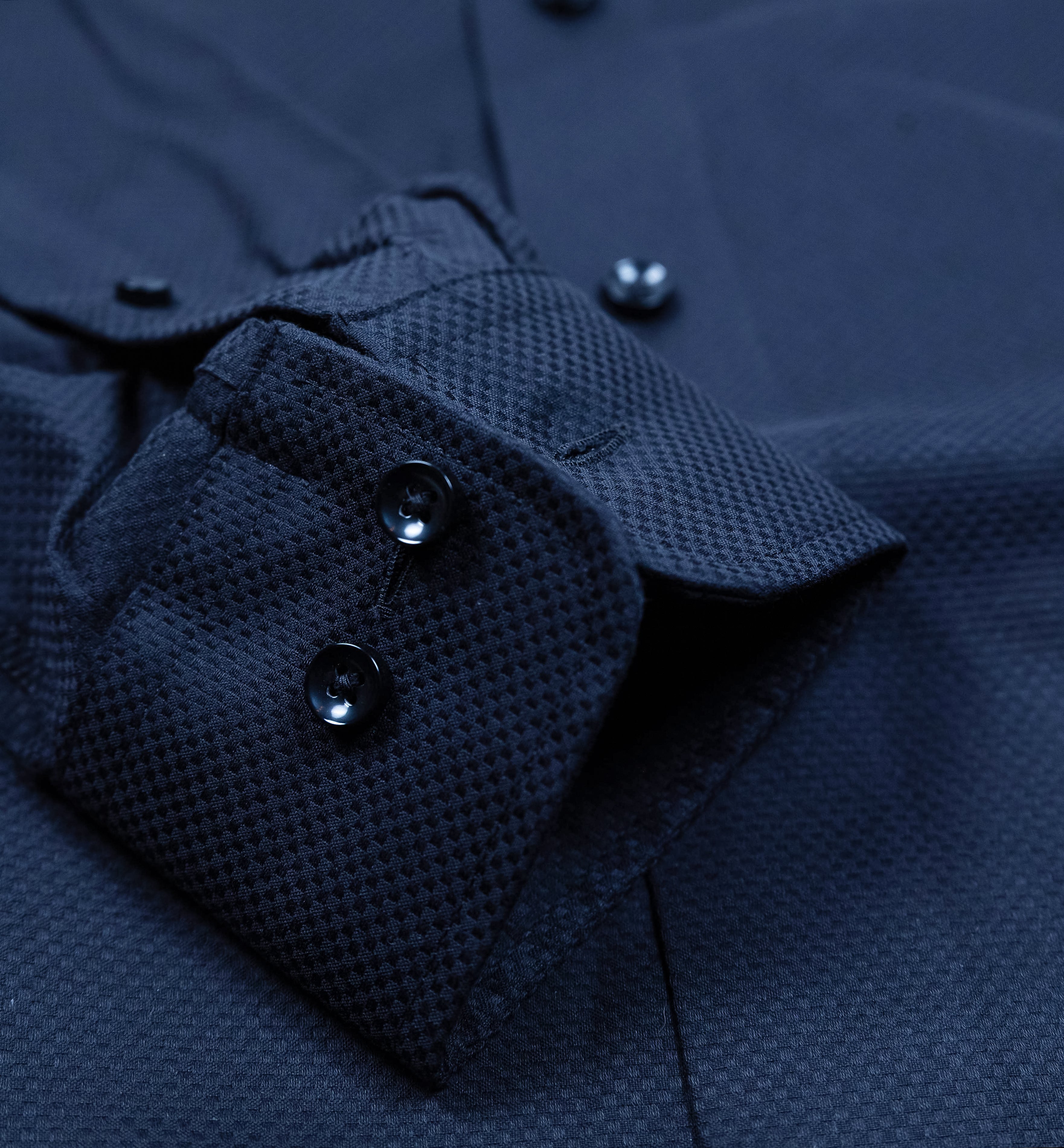 207 TF SC - T-Fit Dobby Neat Solid Black Spread
