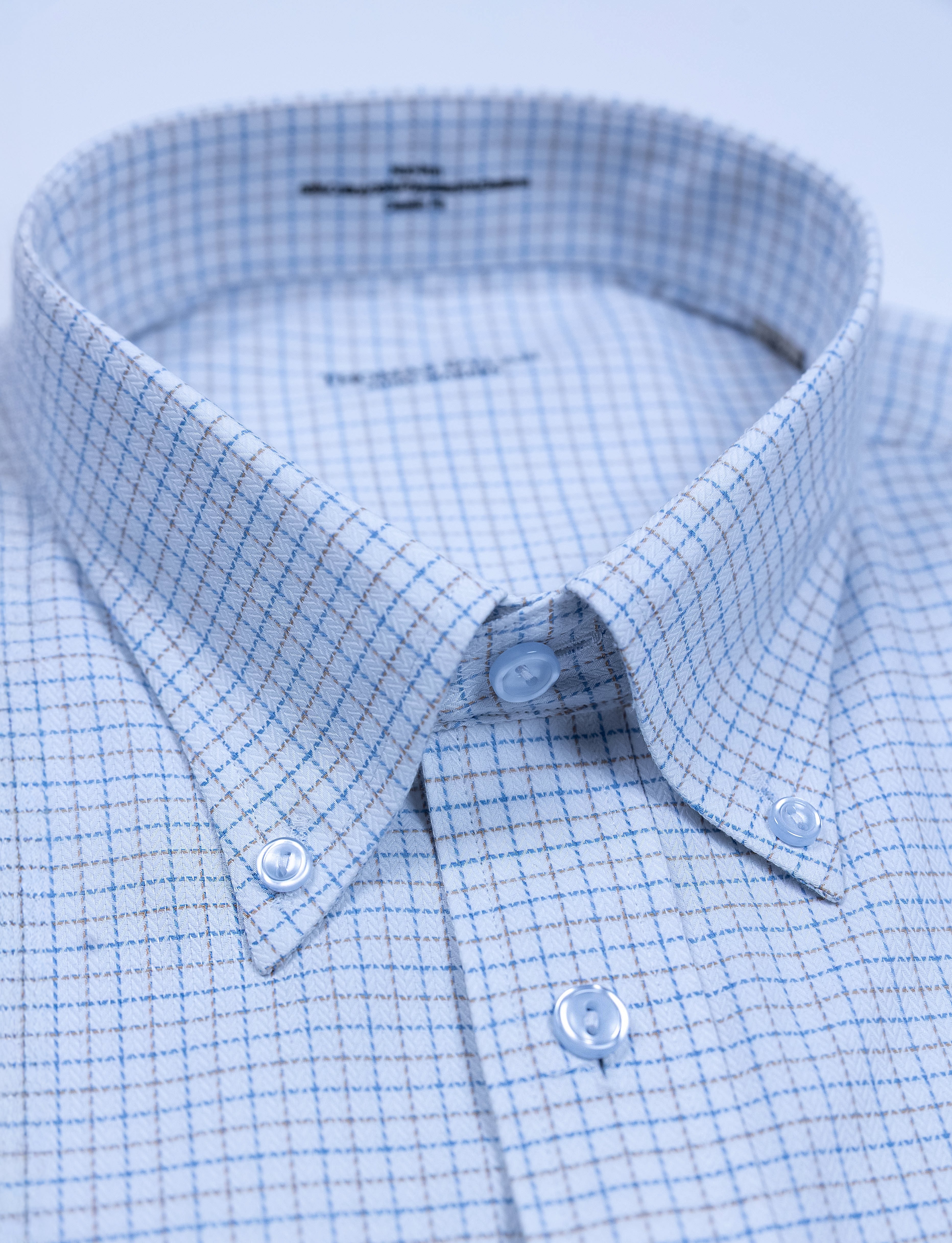 819 CF BD Blue Taupe Bone Tattersall (Fall 2026)