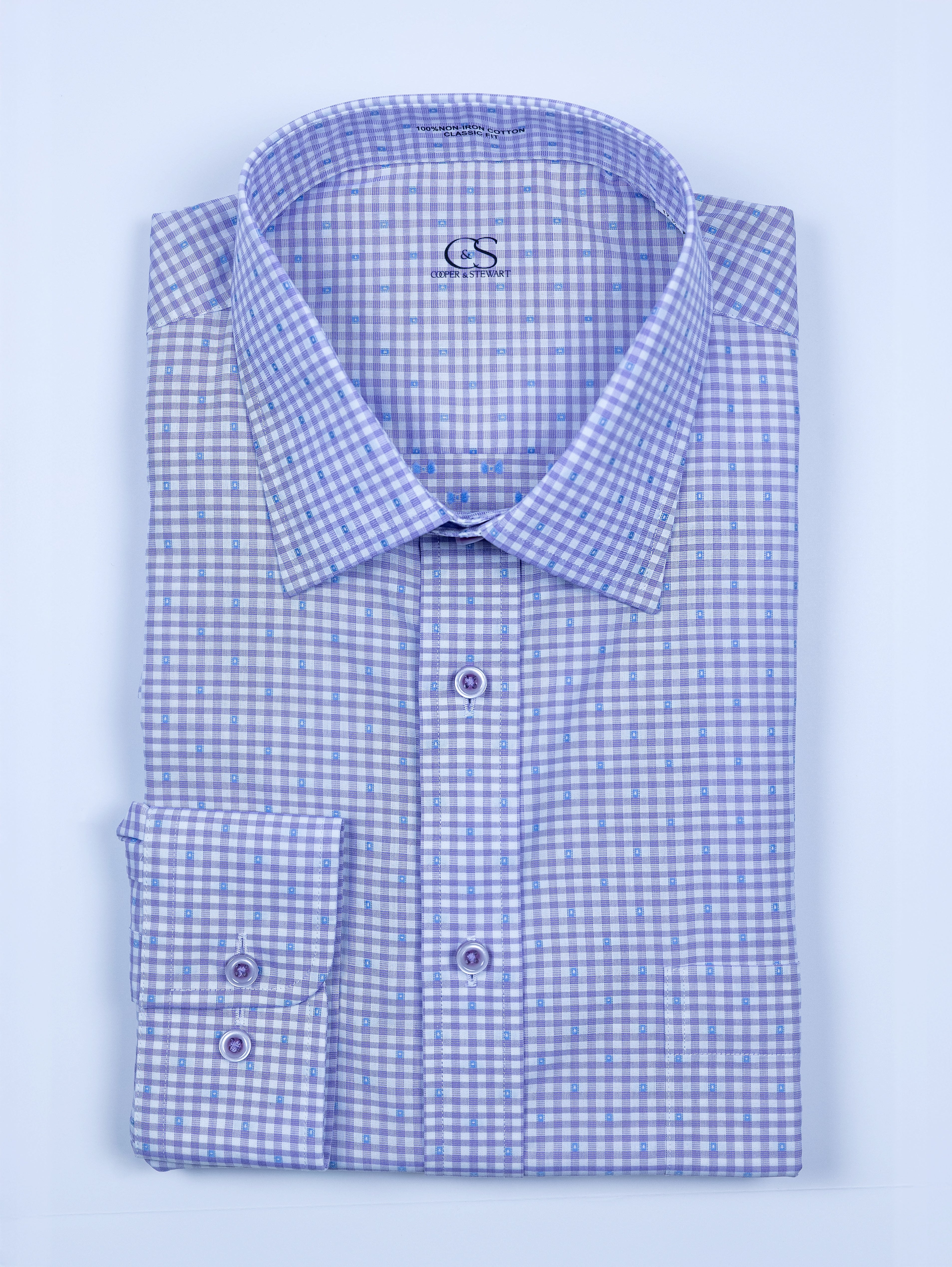 171 TF SC Bullseye Lavender Gingham Check (Fall 2026)