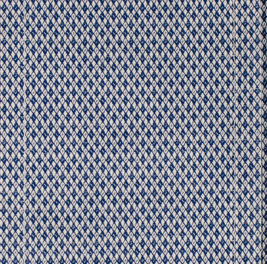 053 TF SC - Blue Diamond Dobby Tailored Fit Spread Collar