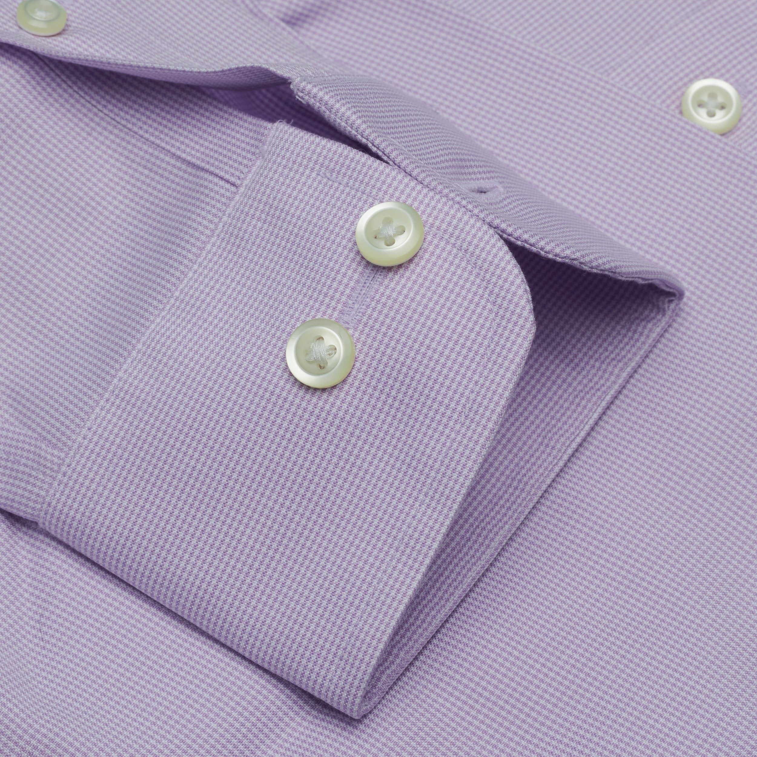 The Aberdeen-Lavender Houndstooth-Button Down Tailored Fit Best Dress Shirt 
