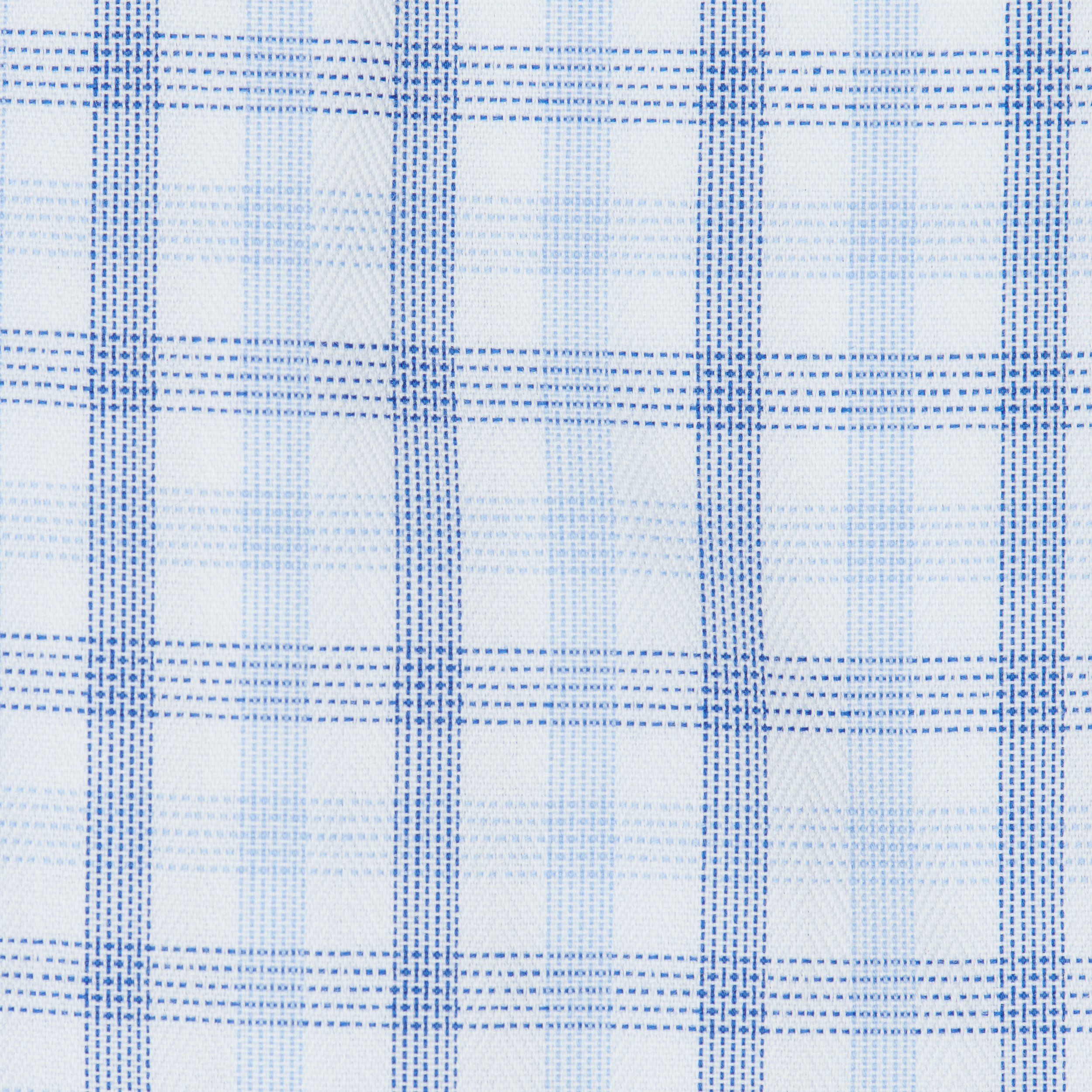 063 - White Ground Multi Plaid BD Dress Shirt Best Dress Shirt 
