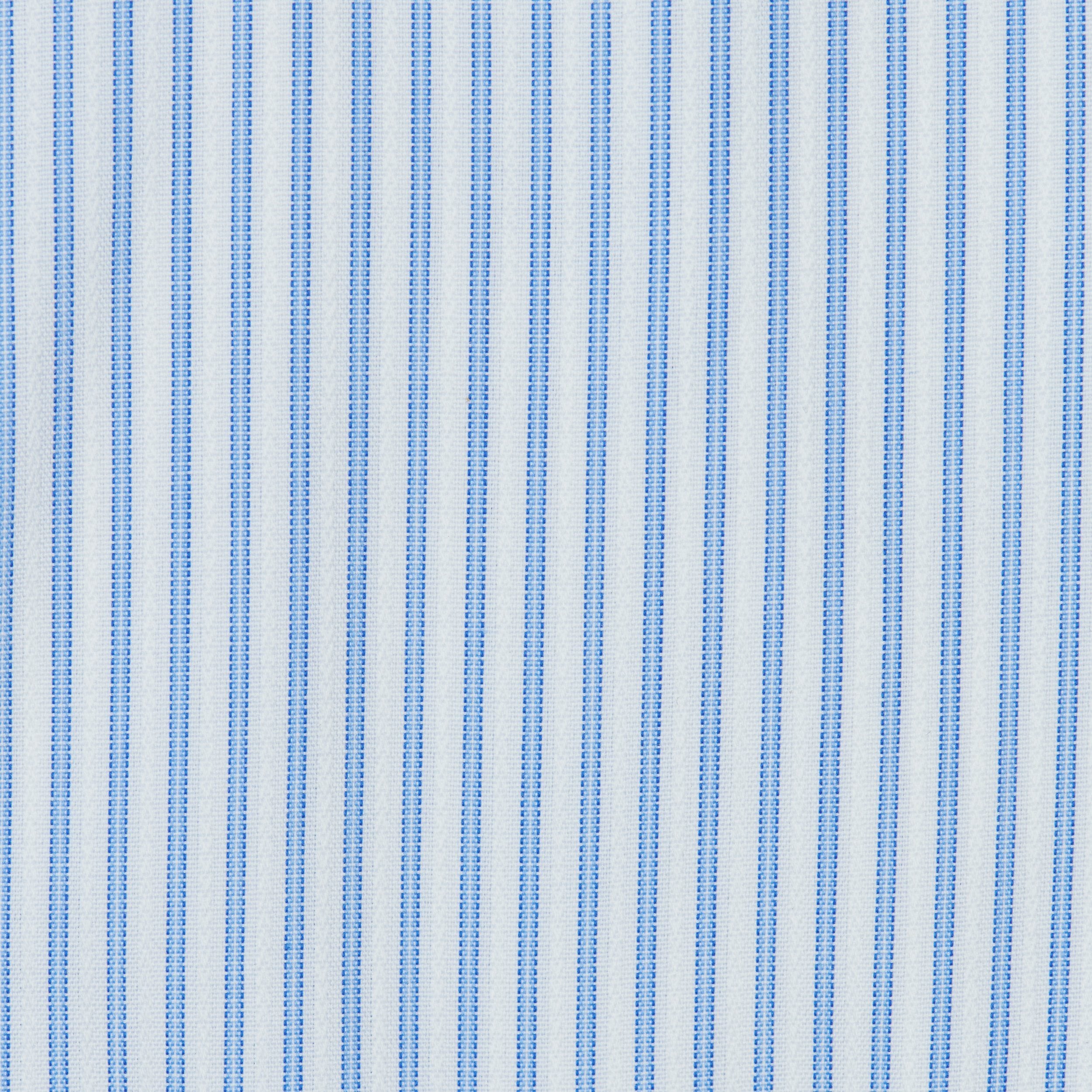 061-Blue Satin Stripe-Spread Collar-Tailor Fit Best Dress Shirt 