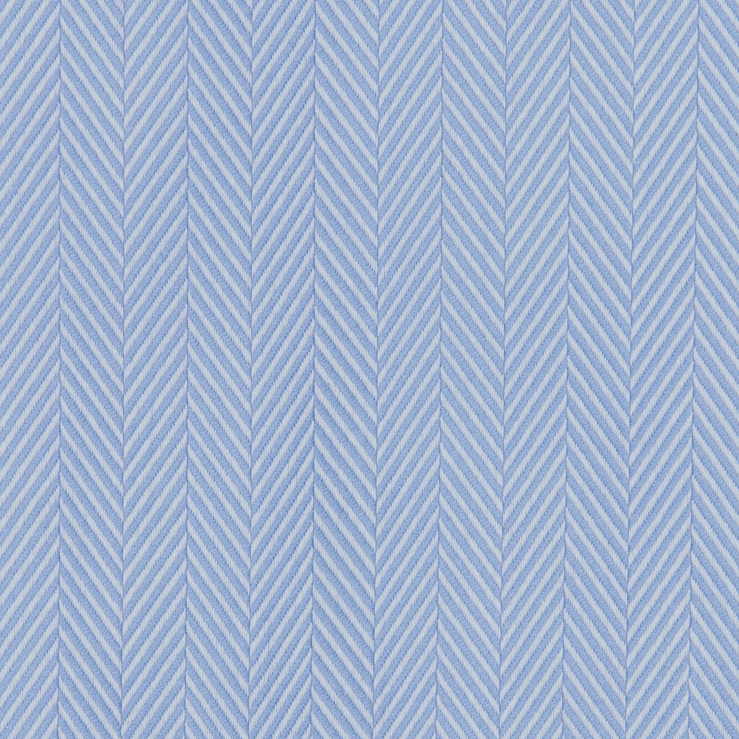 009 - Blue Herringbone SC TF Dress Shirt Cooper and Stewart 