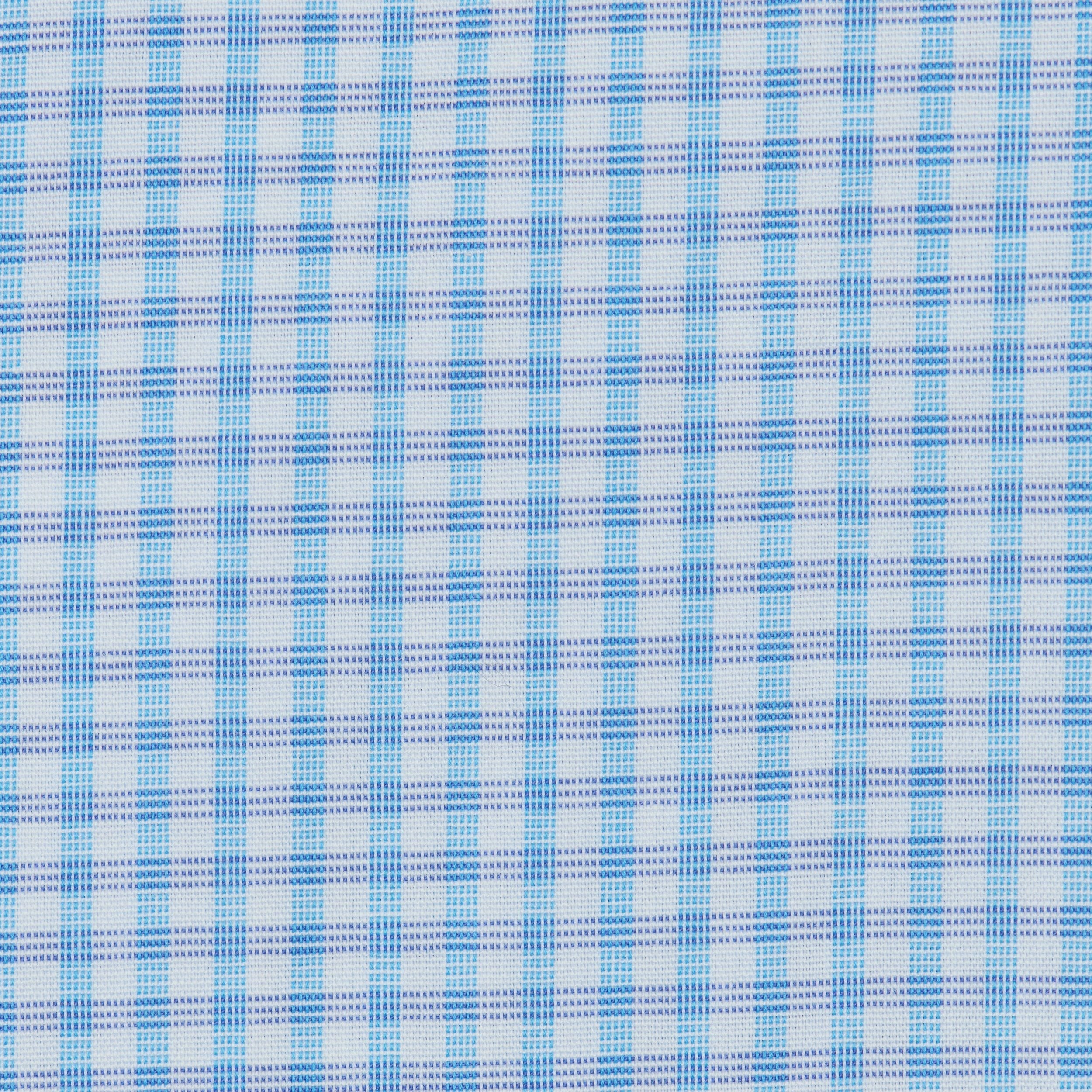 065 - Stretch Sm Gingham Chk SF Dress Shirt Cooper and Stewart 